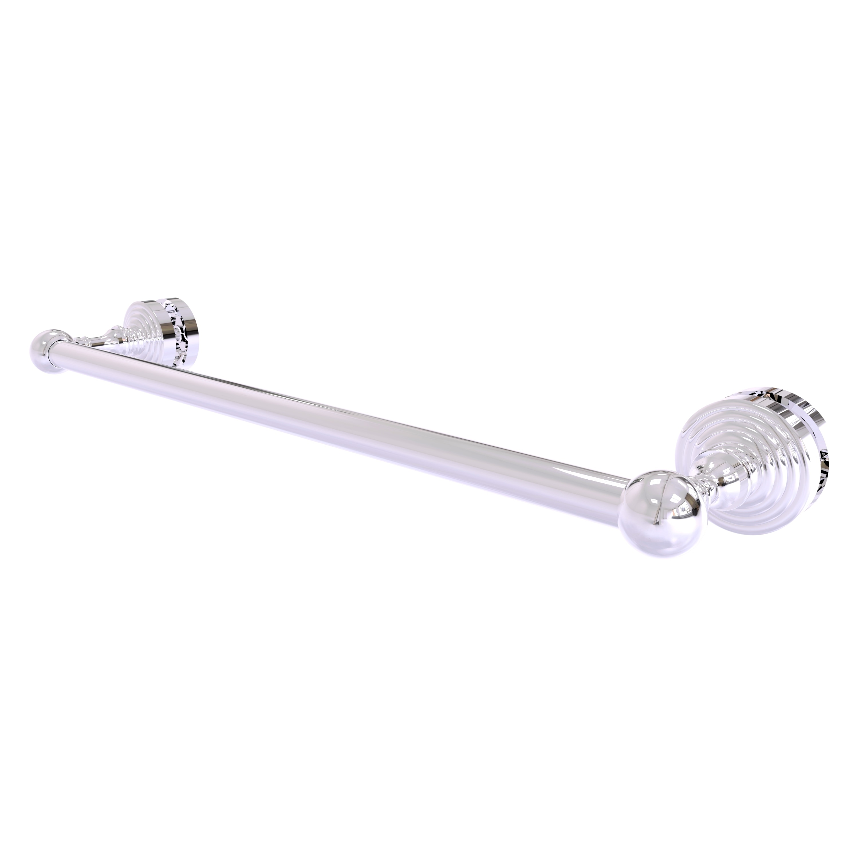 Allied Brass WP-41-SM-18-PC Waverly Place 18-in Polished Chrome Wall mount Single Towel Bar