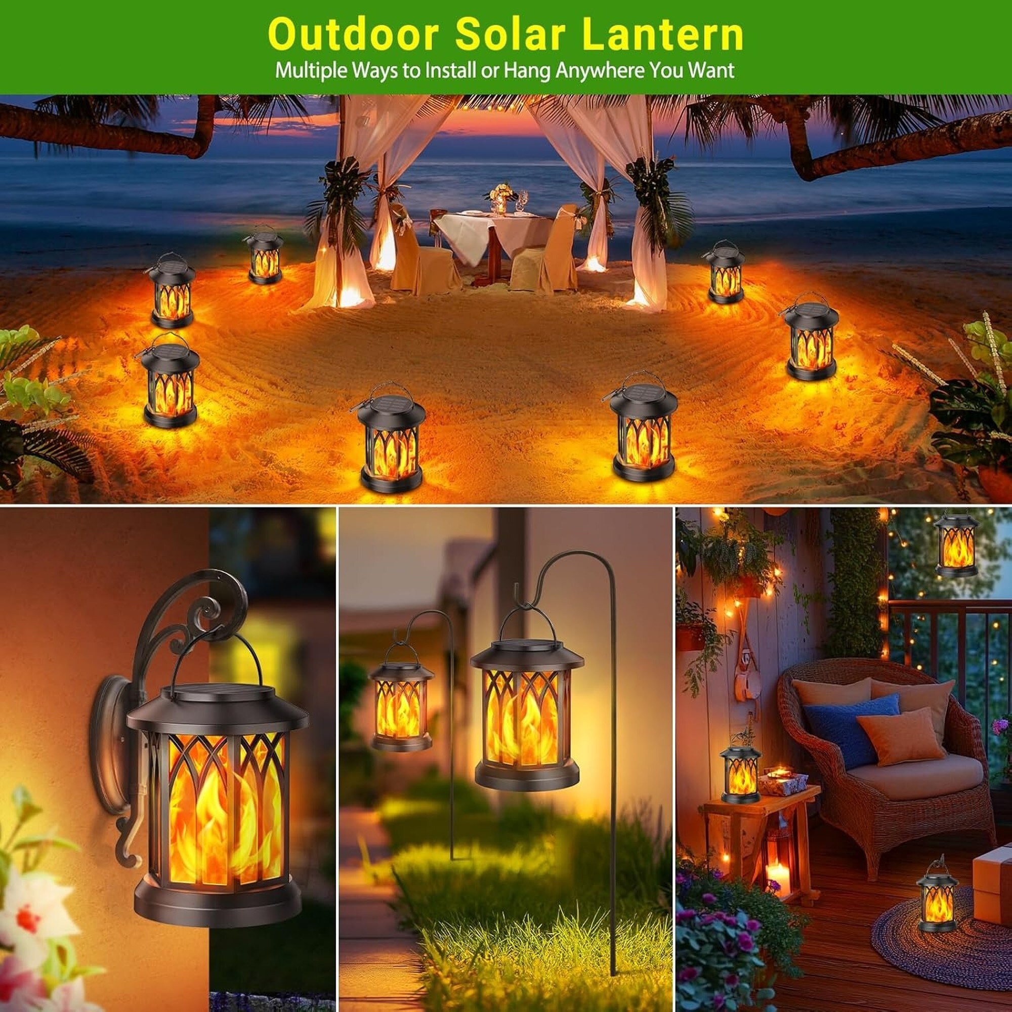 Wudkey L4-CW2B7O Outdoor-Decorative-Lanterns - View #7