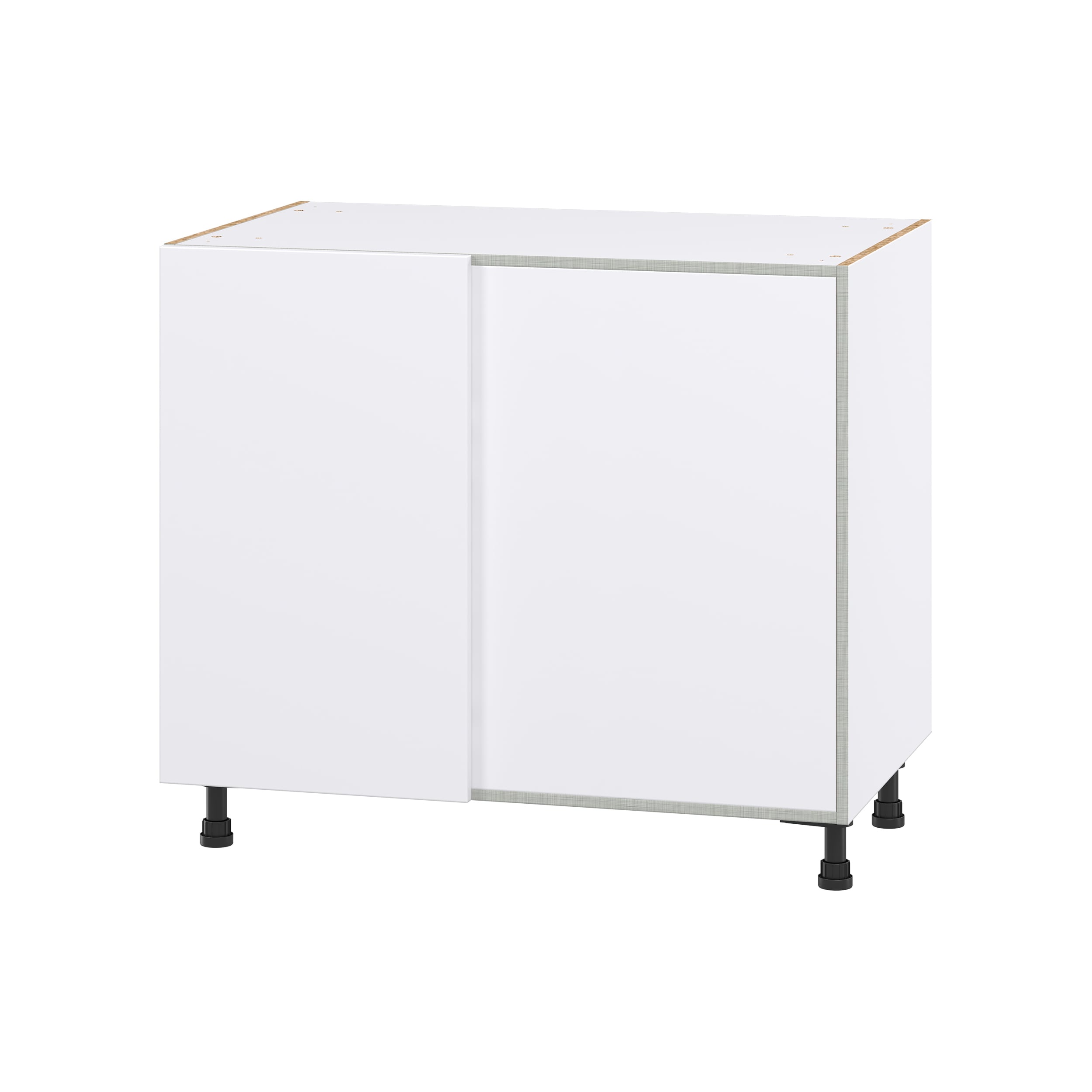Hugo&Borg DSBBCR39MC-LA Lasalle 39-in W x 34.5-in H x 25-in D Bright White Slab Blind Blind Base Fully assembled Cabinet (Flat Panel Slab)