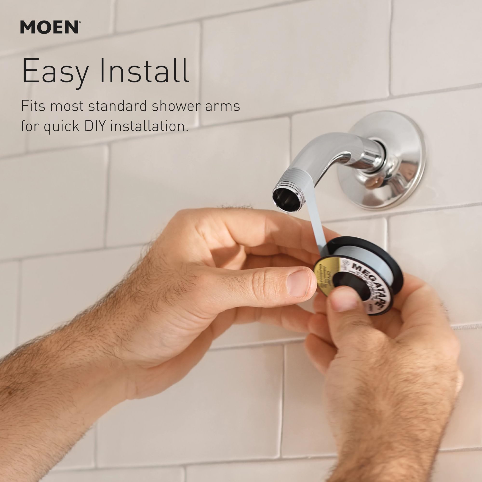 Moen 220H4EPBL Fixed-Showerhead - View #6