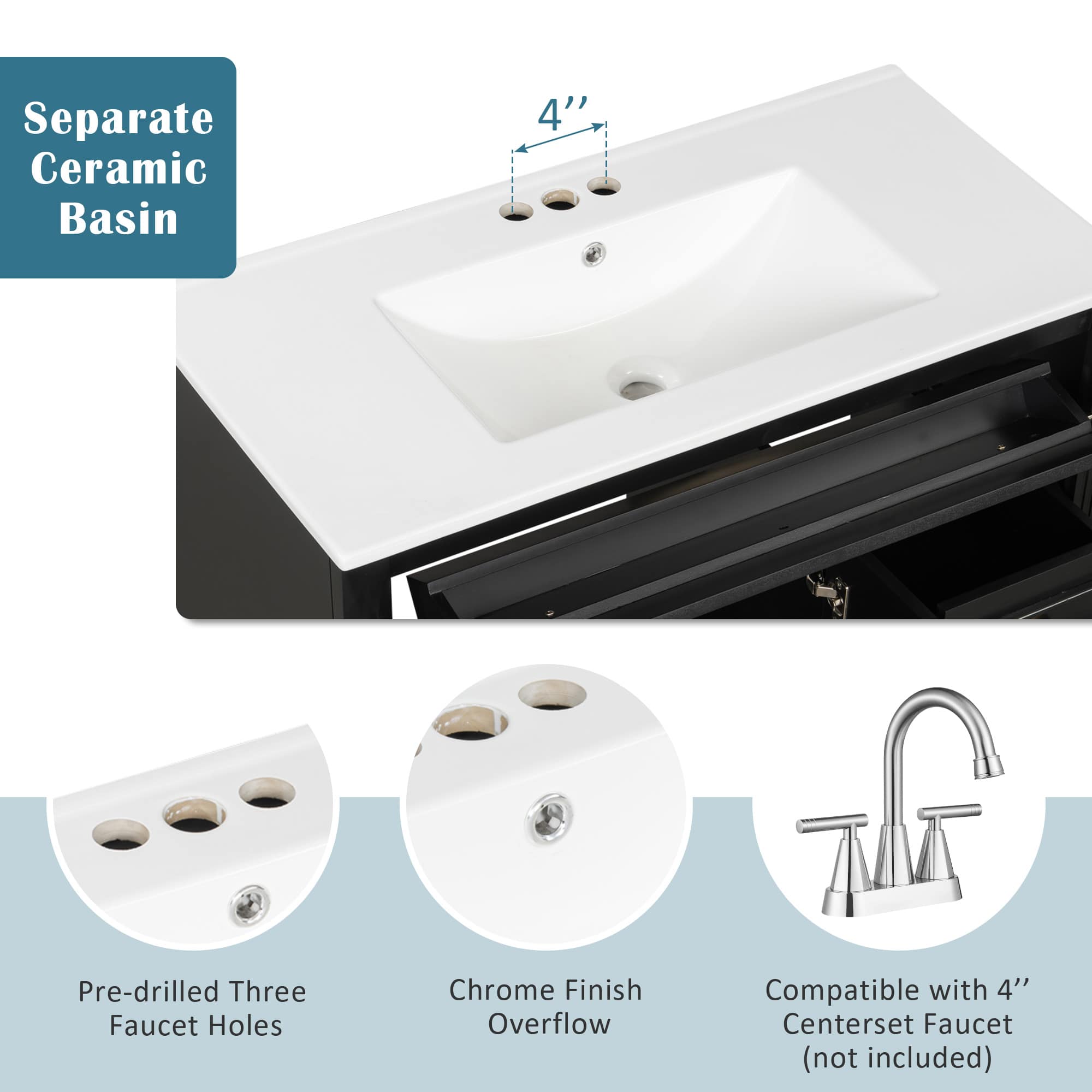 Misty Moon LW0402-283623B Vanity-Tops - View #9