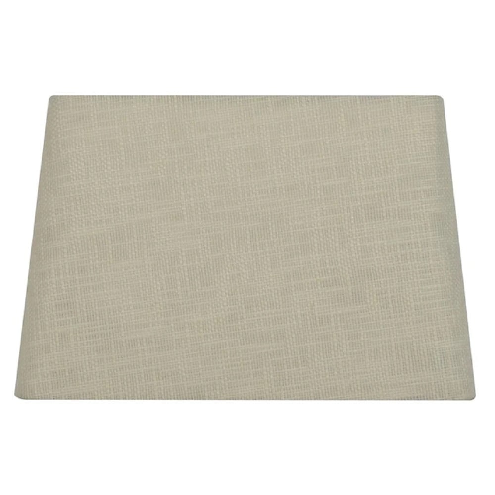 Fabric Allen + roth 10-in x 15-in Cream Fabric Rectangle Lamp Shade ...