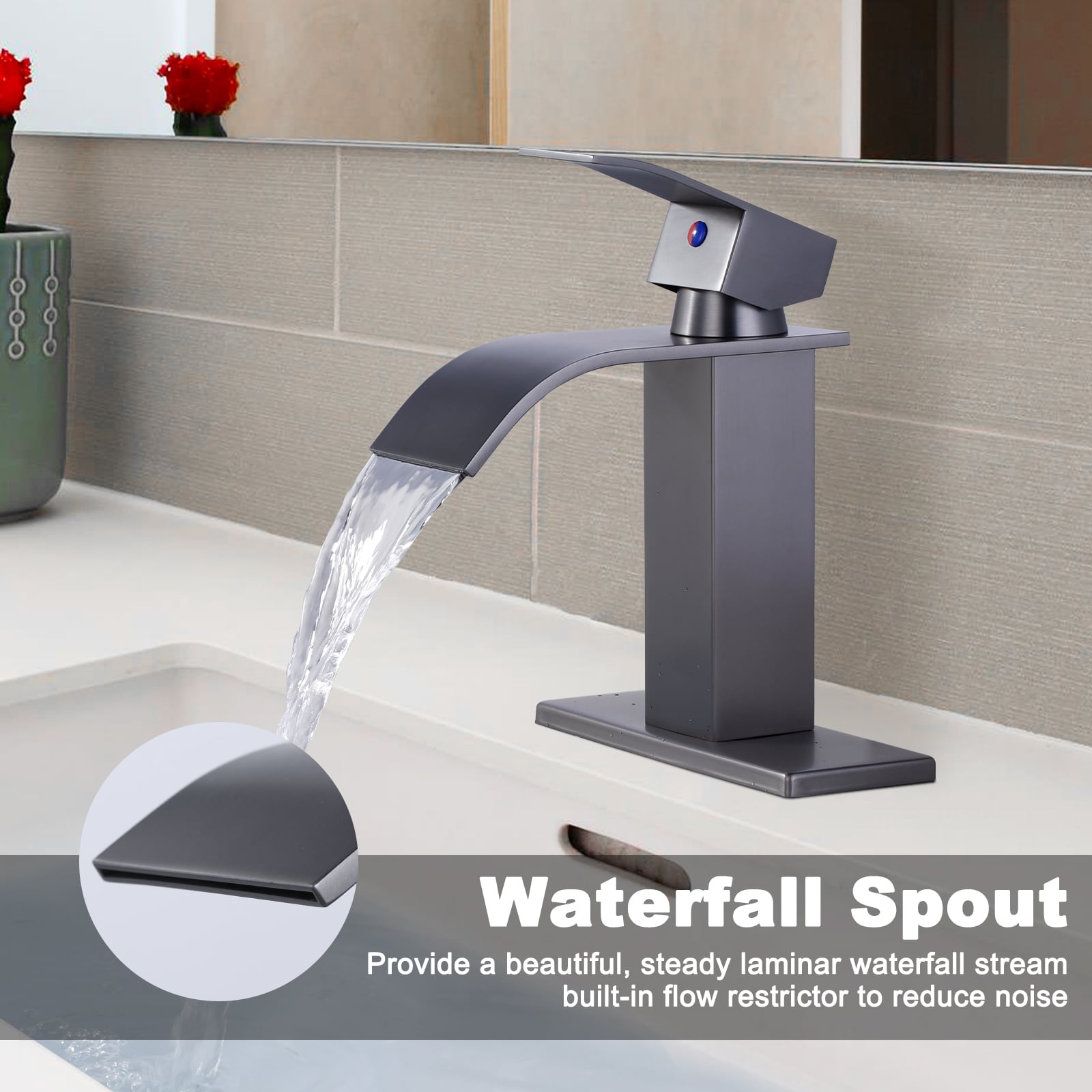 WOWOW 7711A2V-LW Lavatory-Faucets - View #3