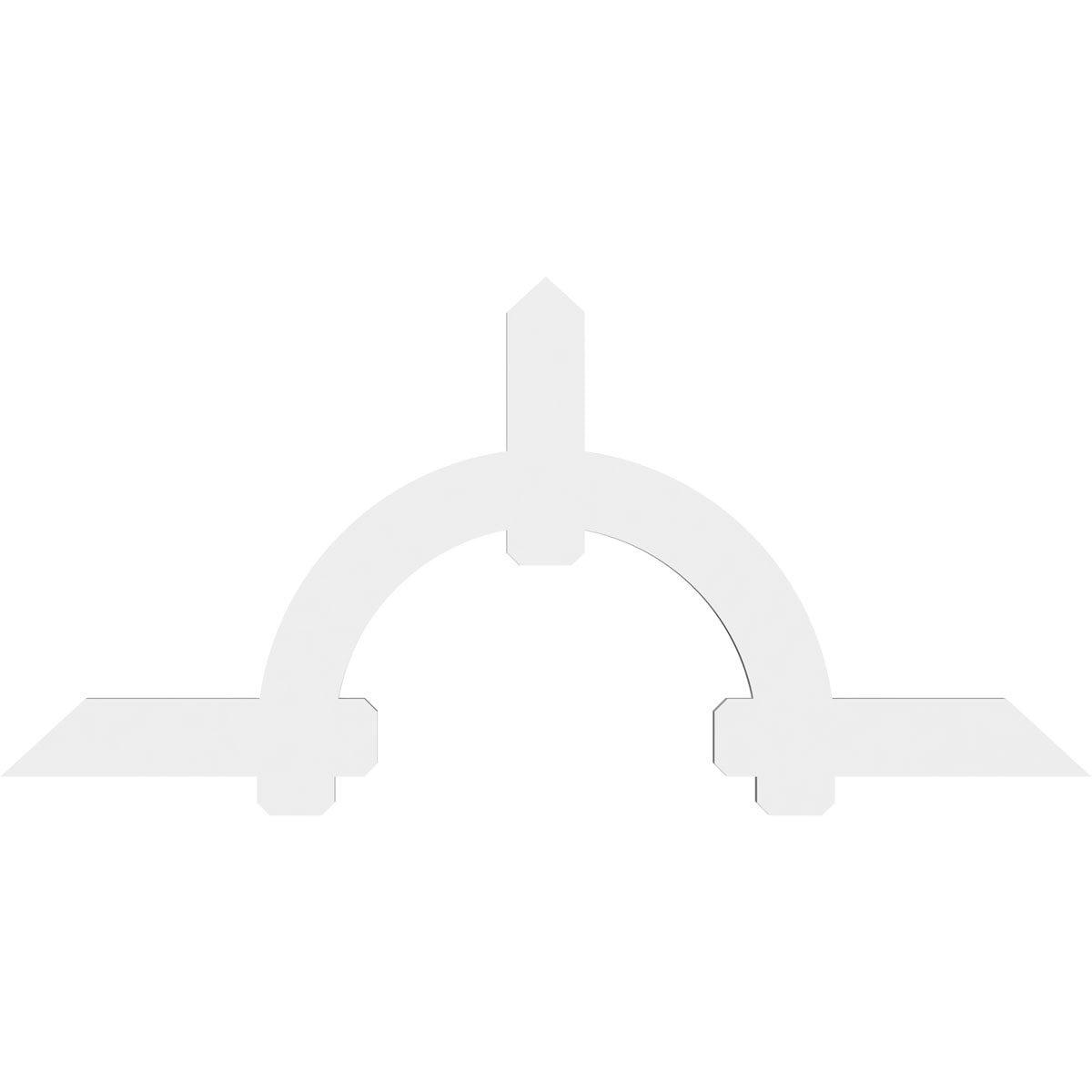 Ekena Millwork GBP084X39X0206ERI00 Exterior-Brackets-Braces - View #2