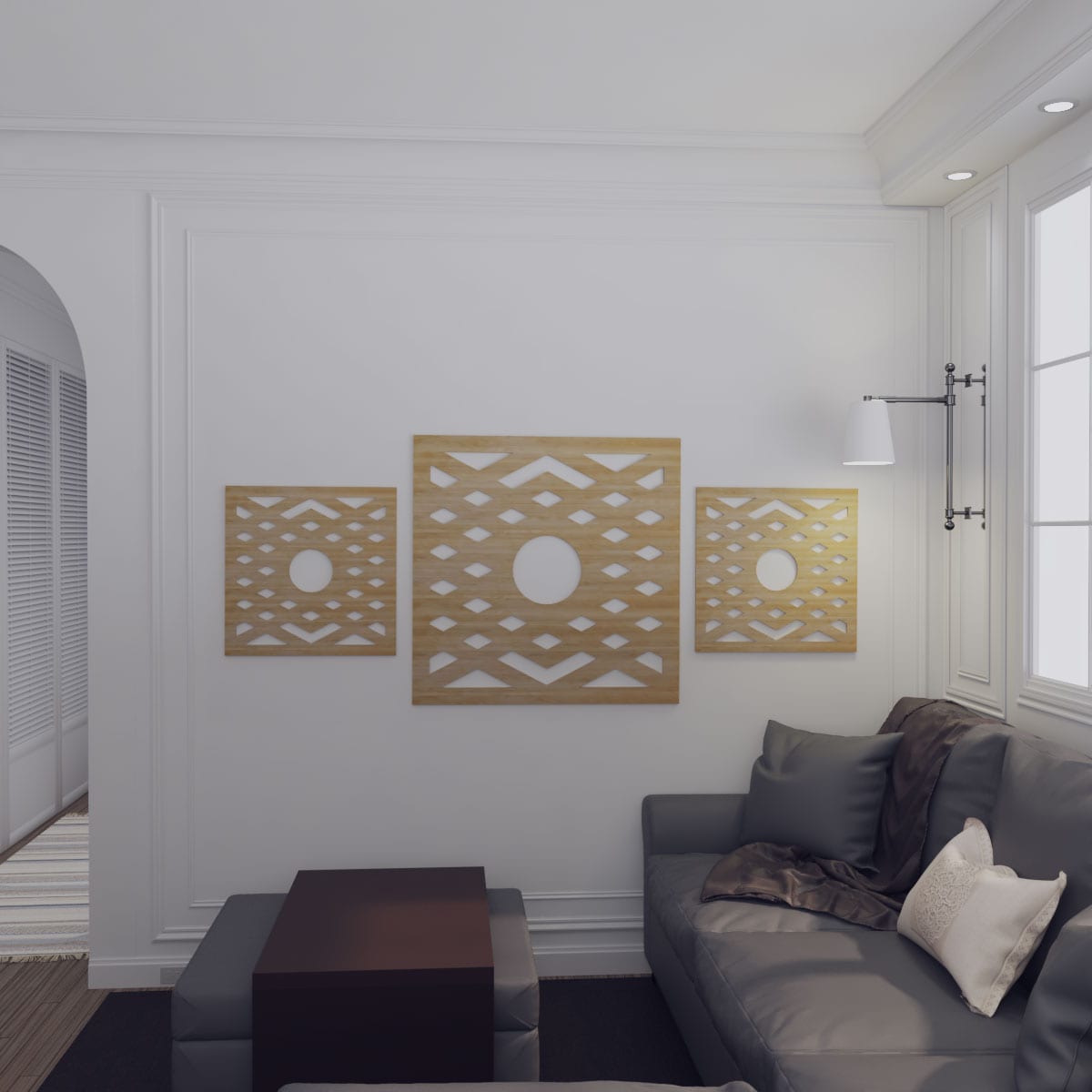 Ekena Millwork CMWP16X16X0375CHHI Ceiling-Medallions - View #15