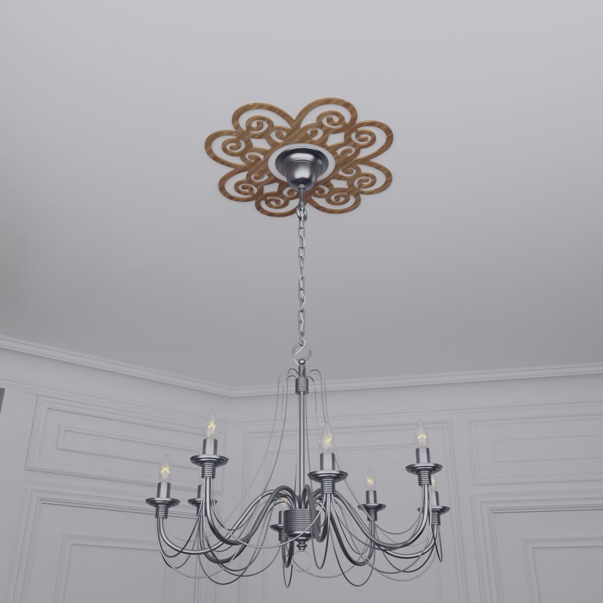 Ekena Millwork CMWP24X24X0375COWA Ceiling-Medallions - View #16