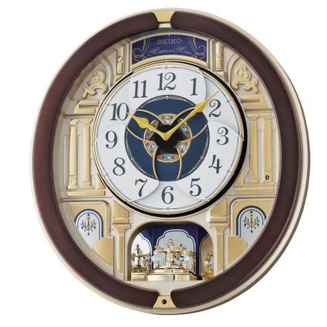 Seiko Analog Oval Wall Clock in the Clocks department at 