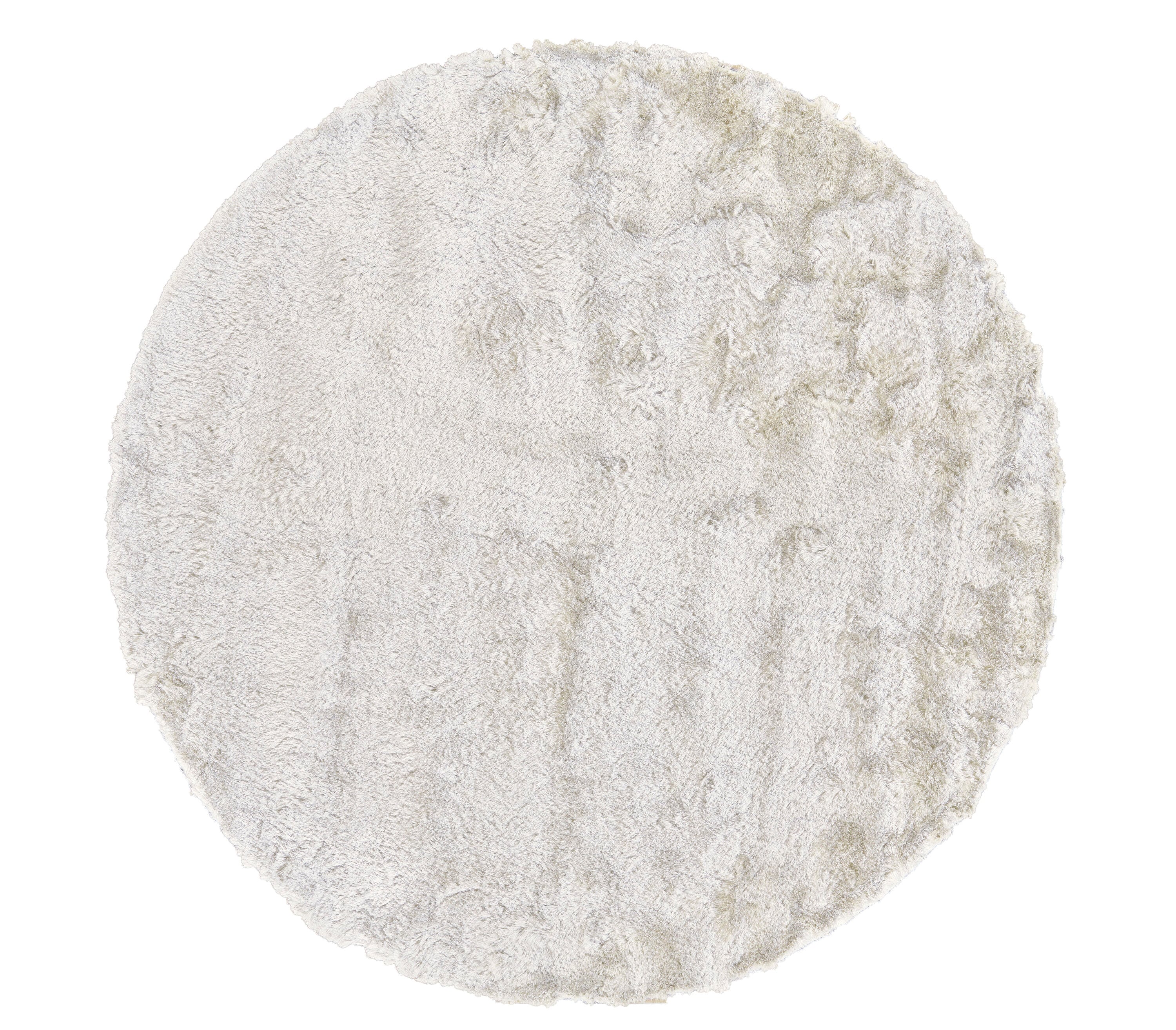 Room Envy 494R4550WHT000N95 Freya 10 x 10 (ft) Tufted Polyester White Round Indoor Solid Area rug