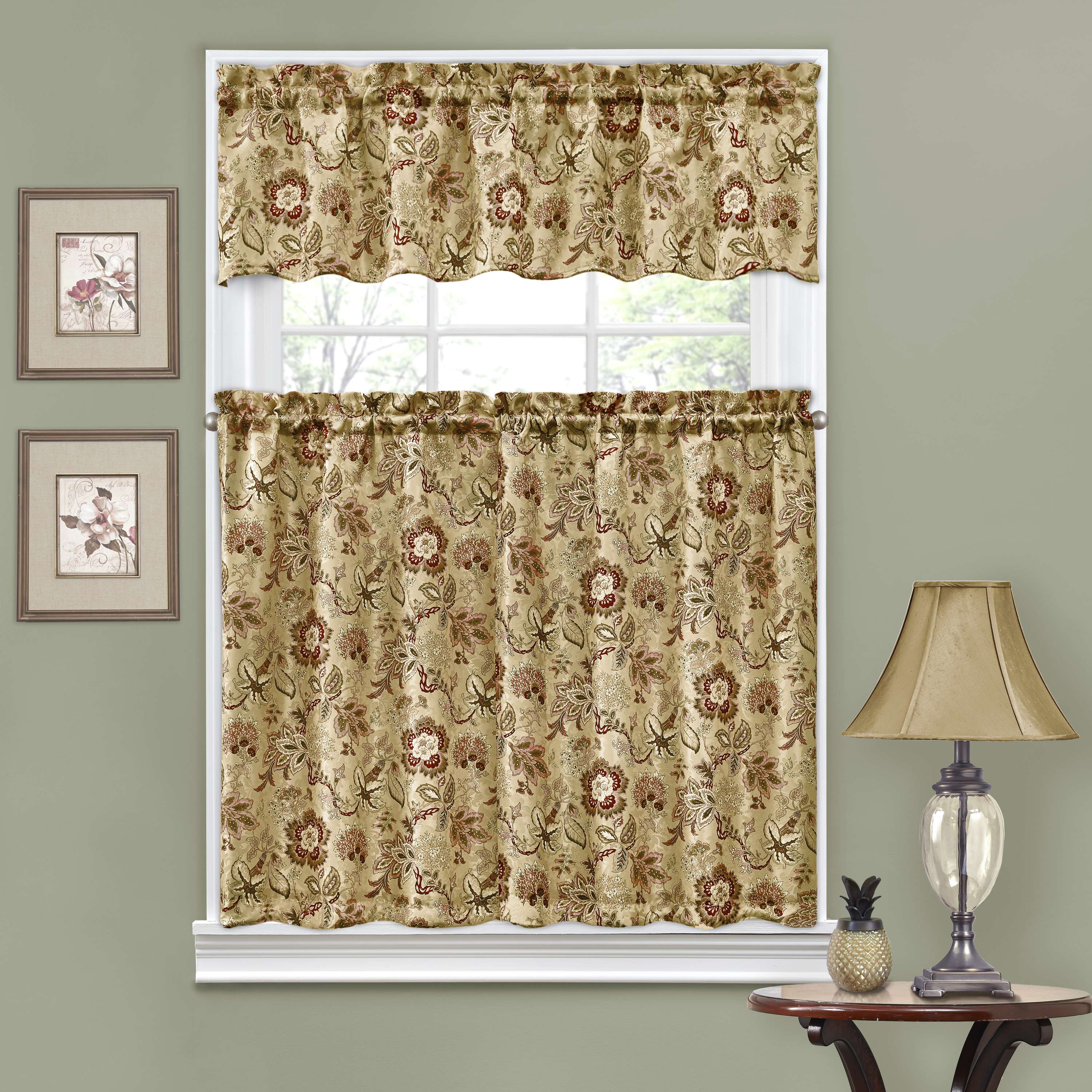 Waverly 14313052036ANT 36-Inches Antique Room darkening Standard lined Rod pocket Single curtain panel