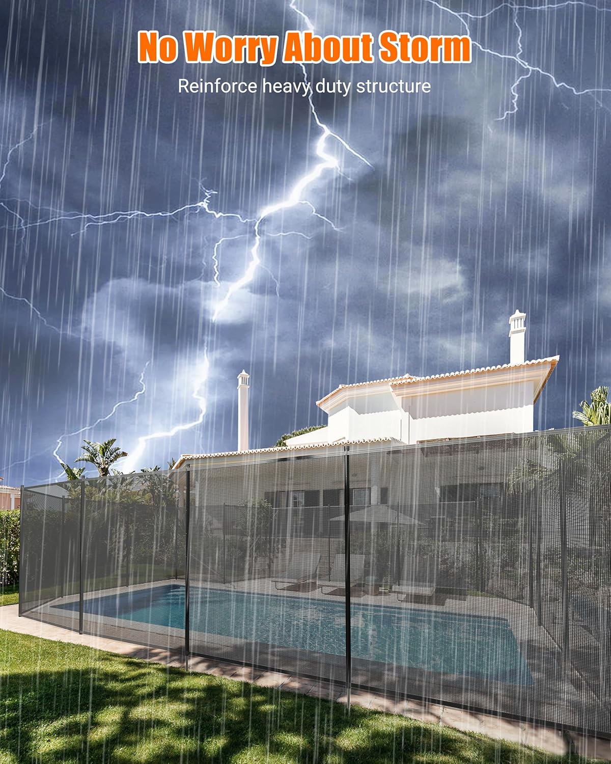 GAOMON LSPPJOK-HUPC48BAQ1 Pool-Safety-Barrier-Gates - View #6