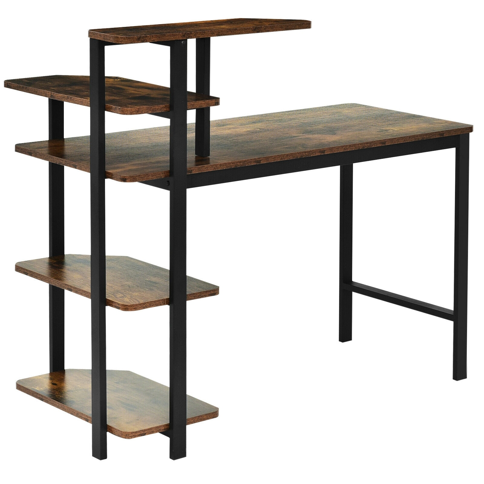 CASAINC WF-HYSN-66083CF 47-in Brown Modern/Contemporary Computer Desk