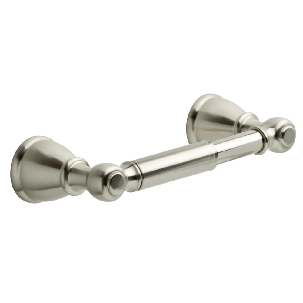 Delta Windemere Brushed Nickel Wall Mount Spring-Loaded Toilet Paper Holder