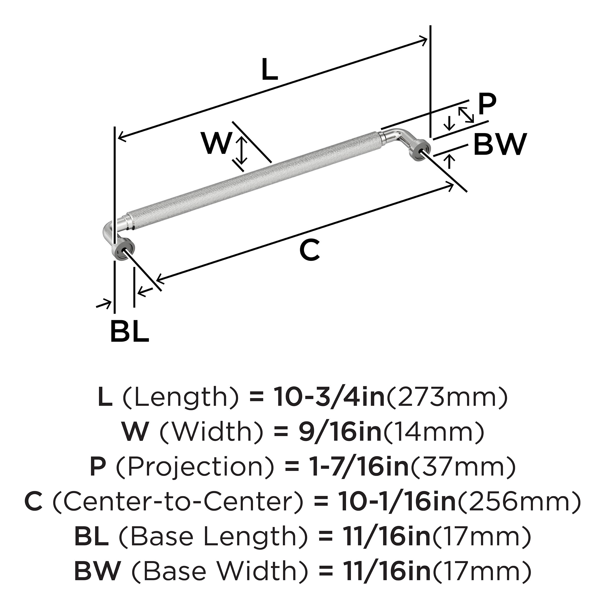 Amerock BP3768726 Cabinet-Pulls - View #4