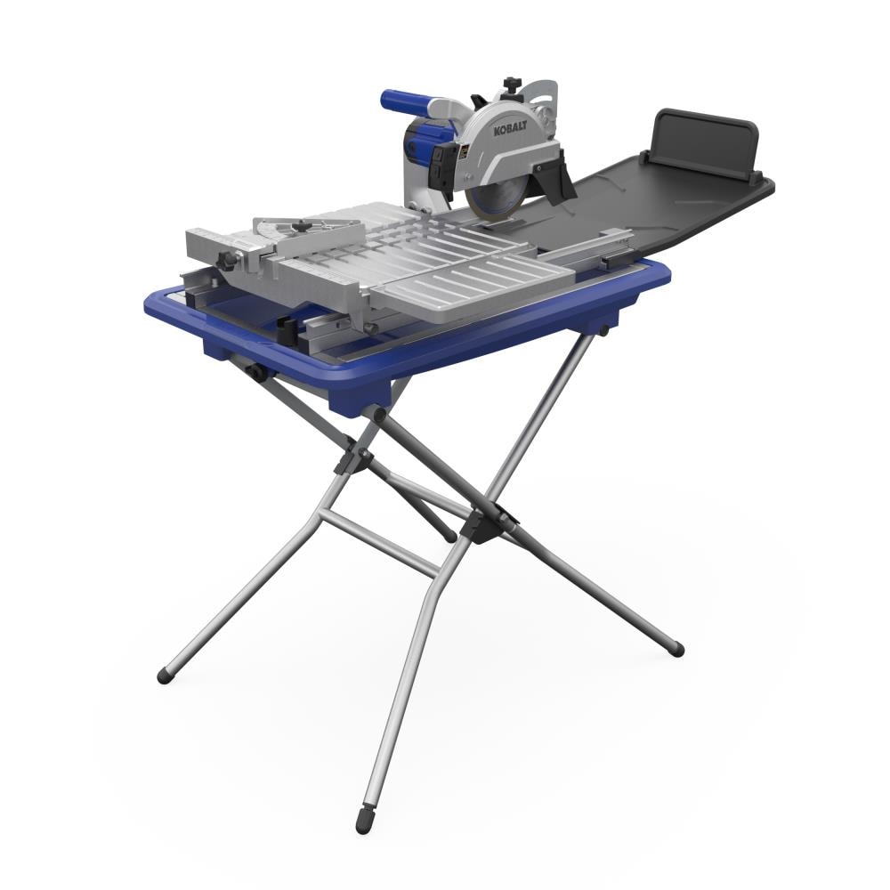 Kobalt 7-in 10-Amp Wet Sliding Table Tile Saw with Stand in the Tile Saws  department at Lowes.com