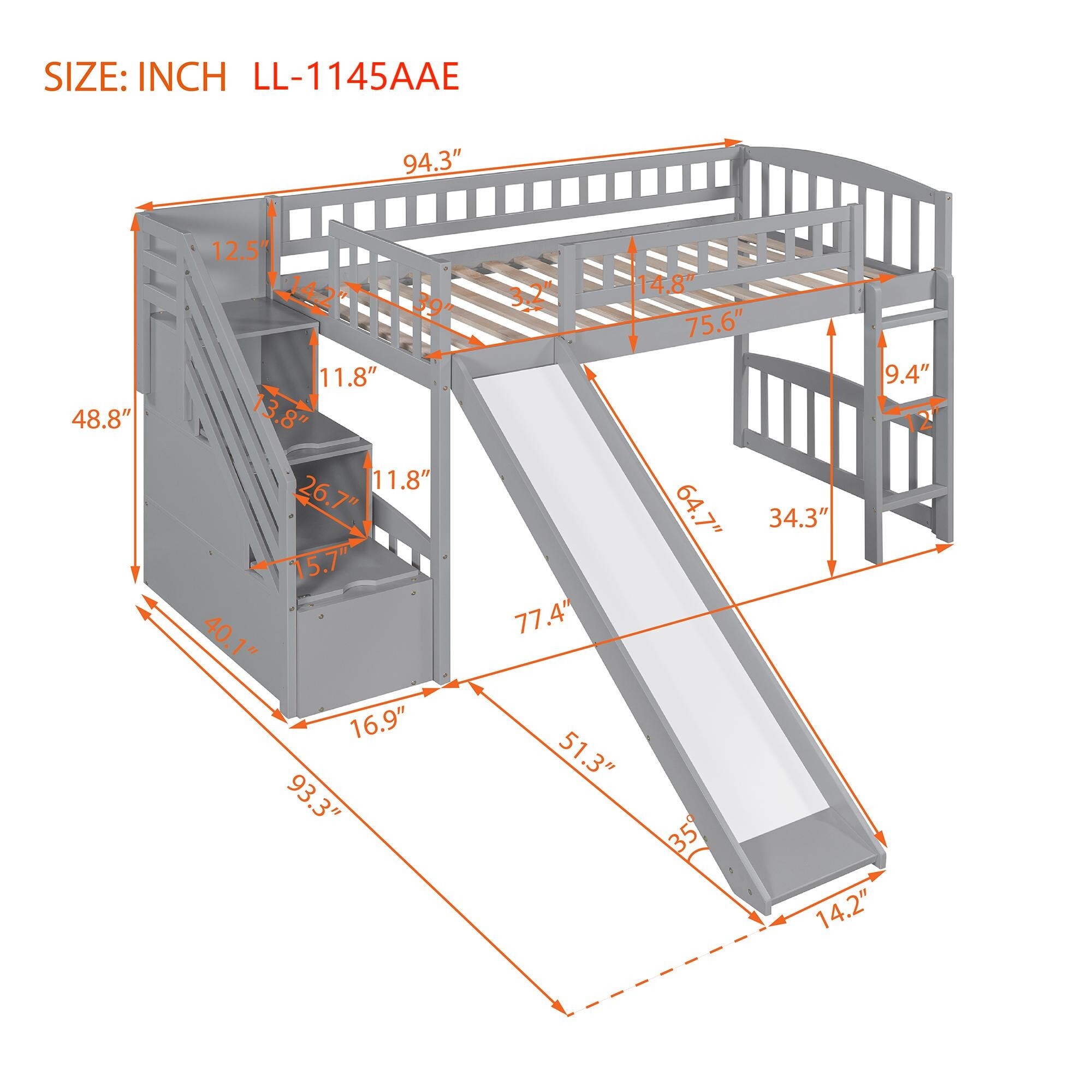 Yiekholo LL-1145AAE Bunk-Beds - View #8
