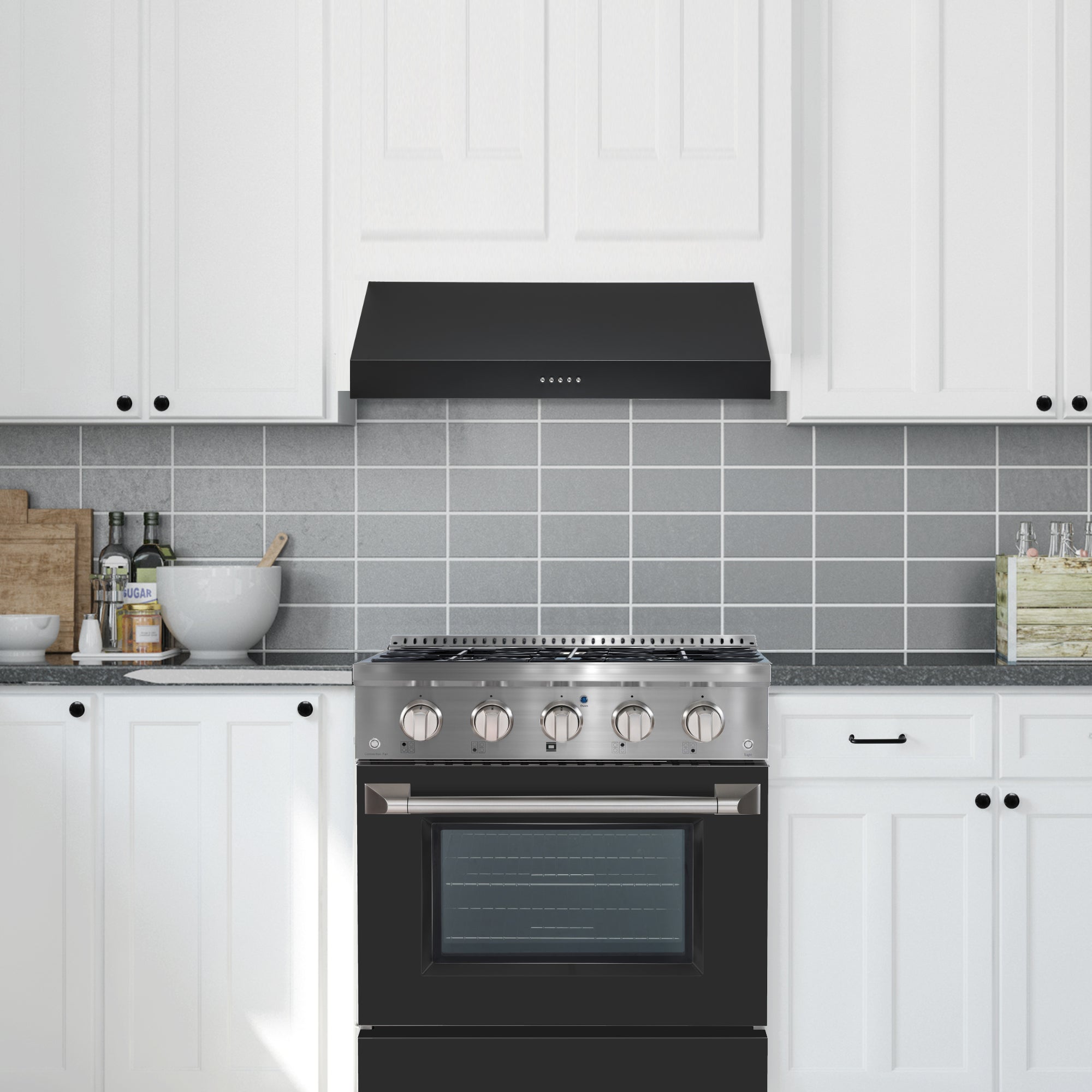 Ancona AN-18041BLK Undercabinet-Range-Hoods - View #5