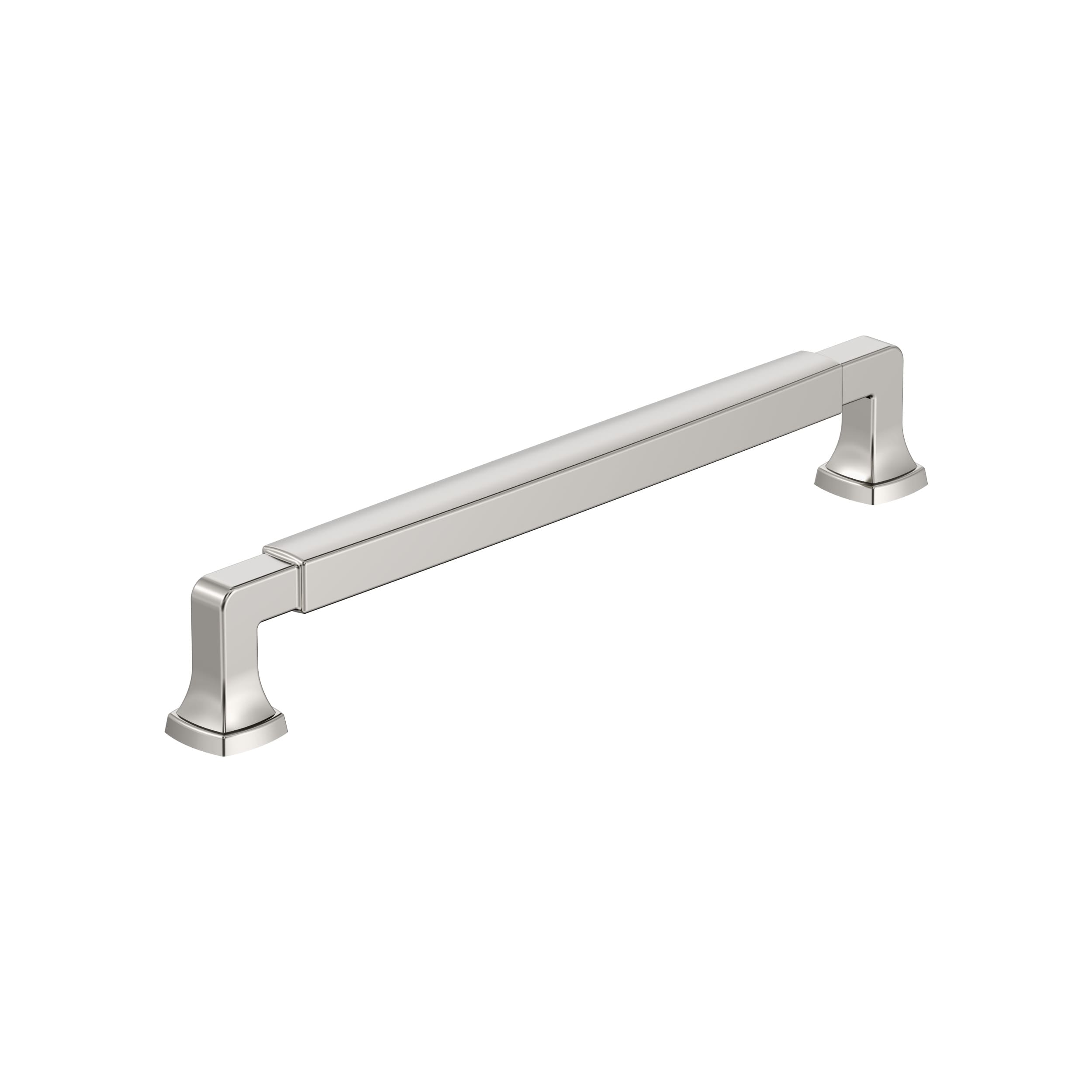 Amerock BP55510PN Stature 7-9/16-in , 192mm Center to Center Polished Nickel Rectangular Bar