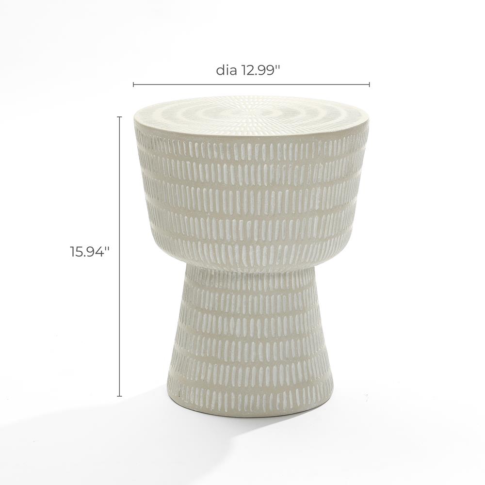 LuxenHome WHOF2165-OW End-Tables - View #5