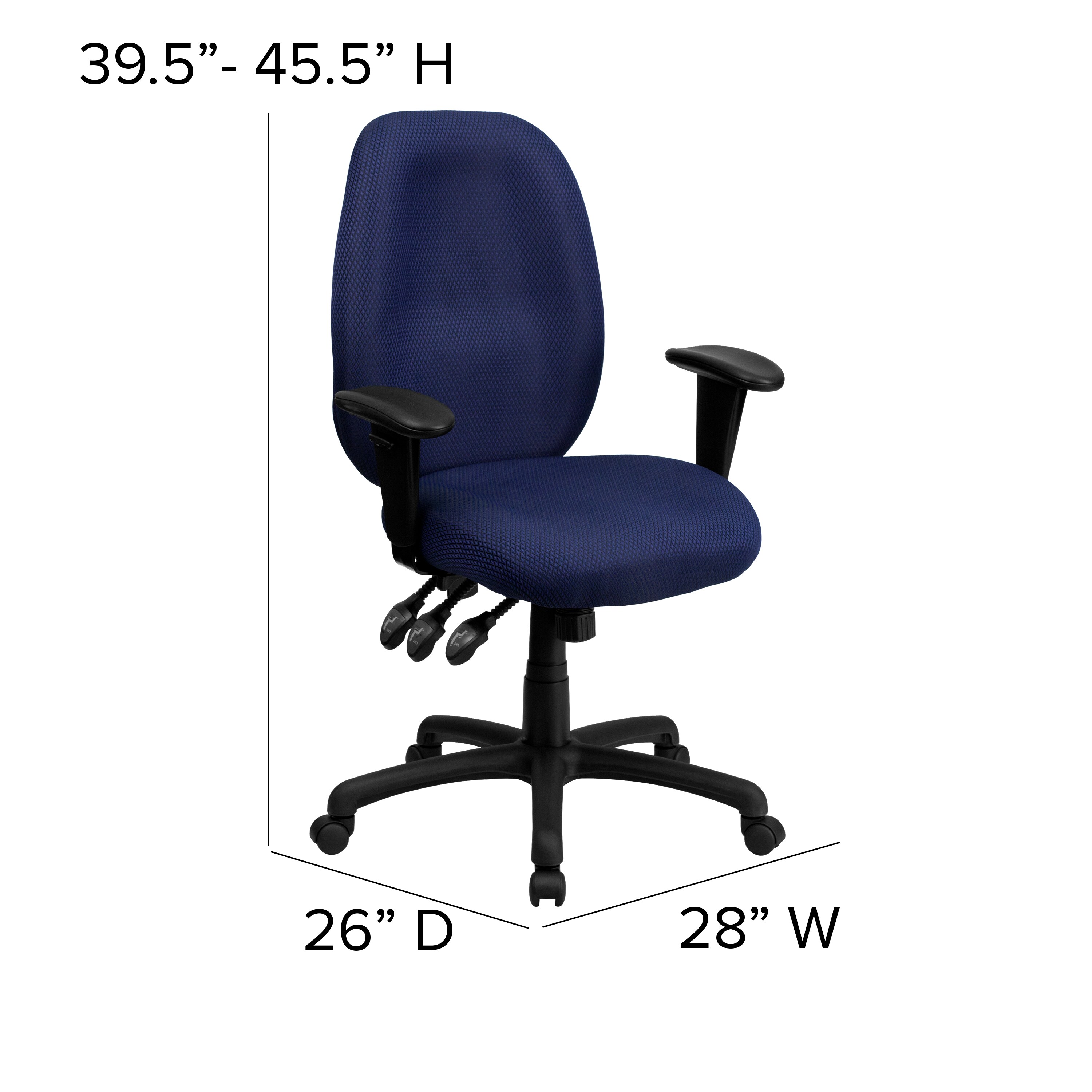 navy executive chair