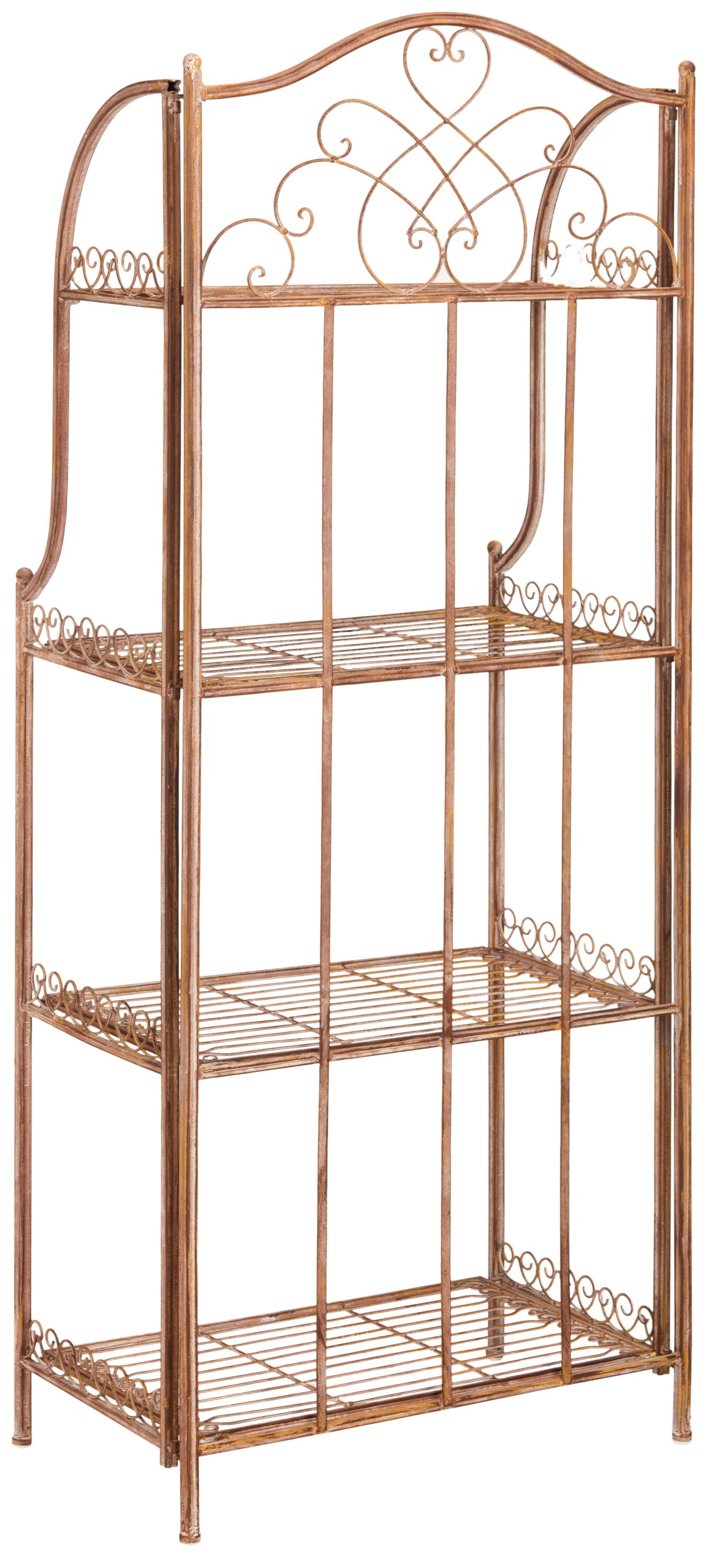 Safavieh Amaris 63-in H x 24.8-in W Rusty Orange Outdoor Rectangular ...