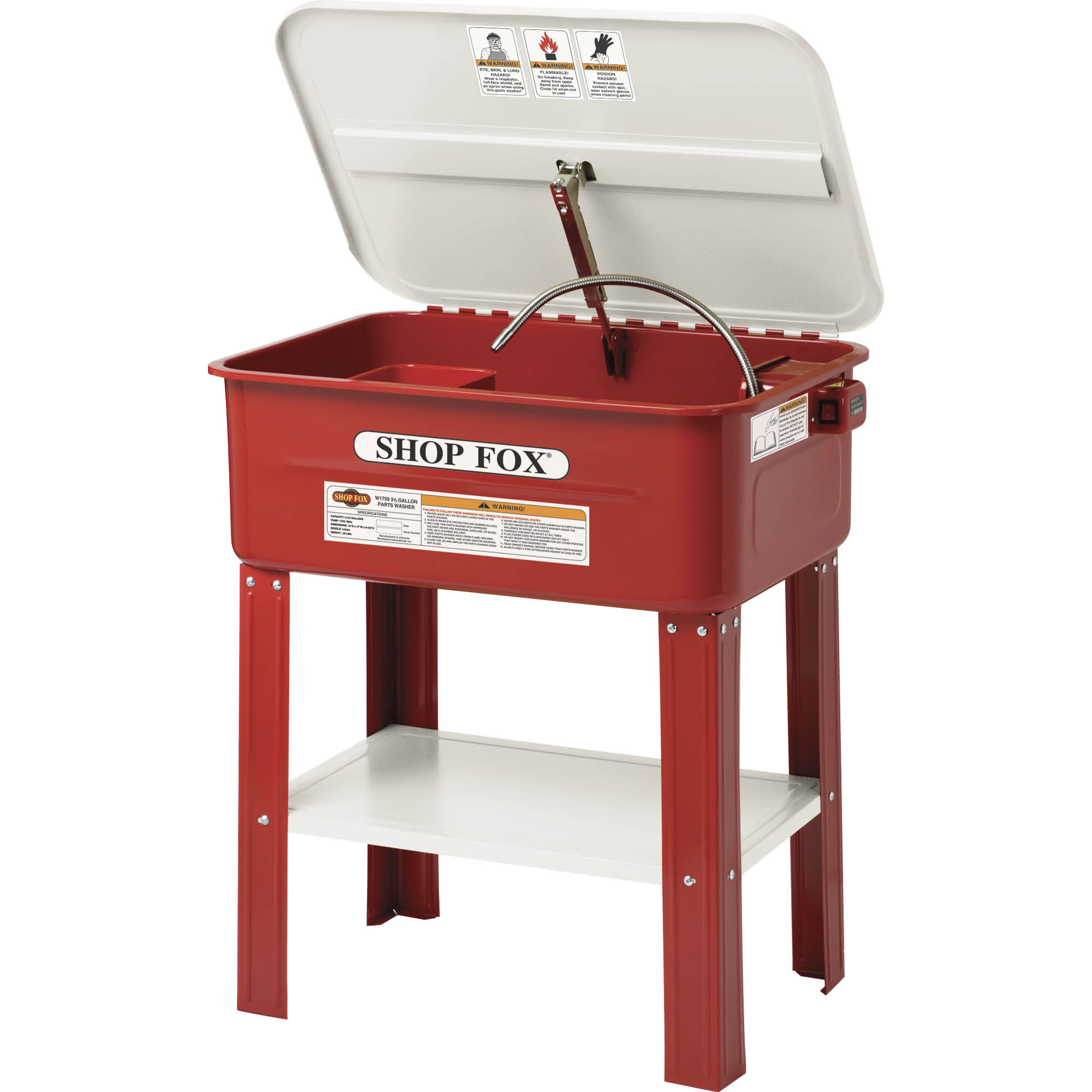 Shop Fox W1760 Automotive Parts Washer