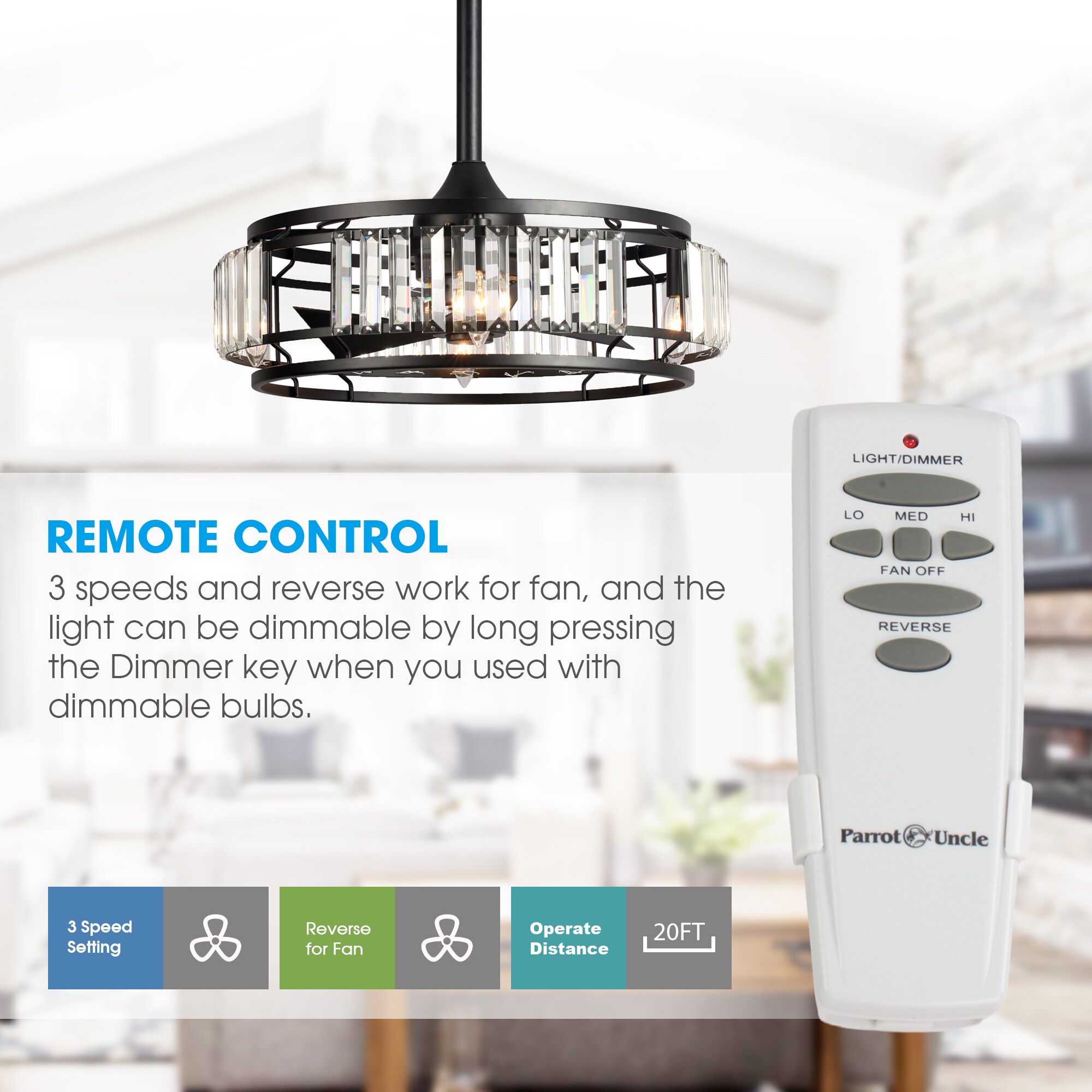 Parrot Uncle F8228110V Ceiling-Fans - View #5