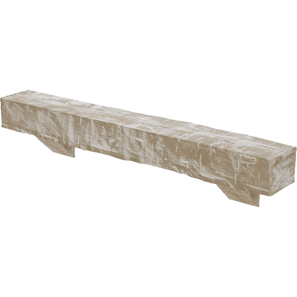Ekena Millwork MANUHH08X12X36BKWH Mantel-Shelves - View #3