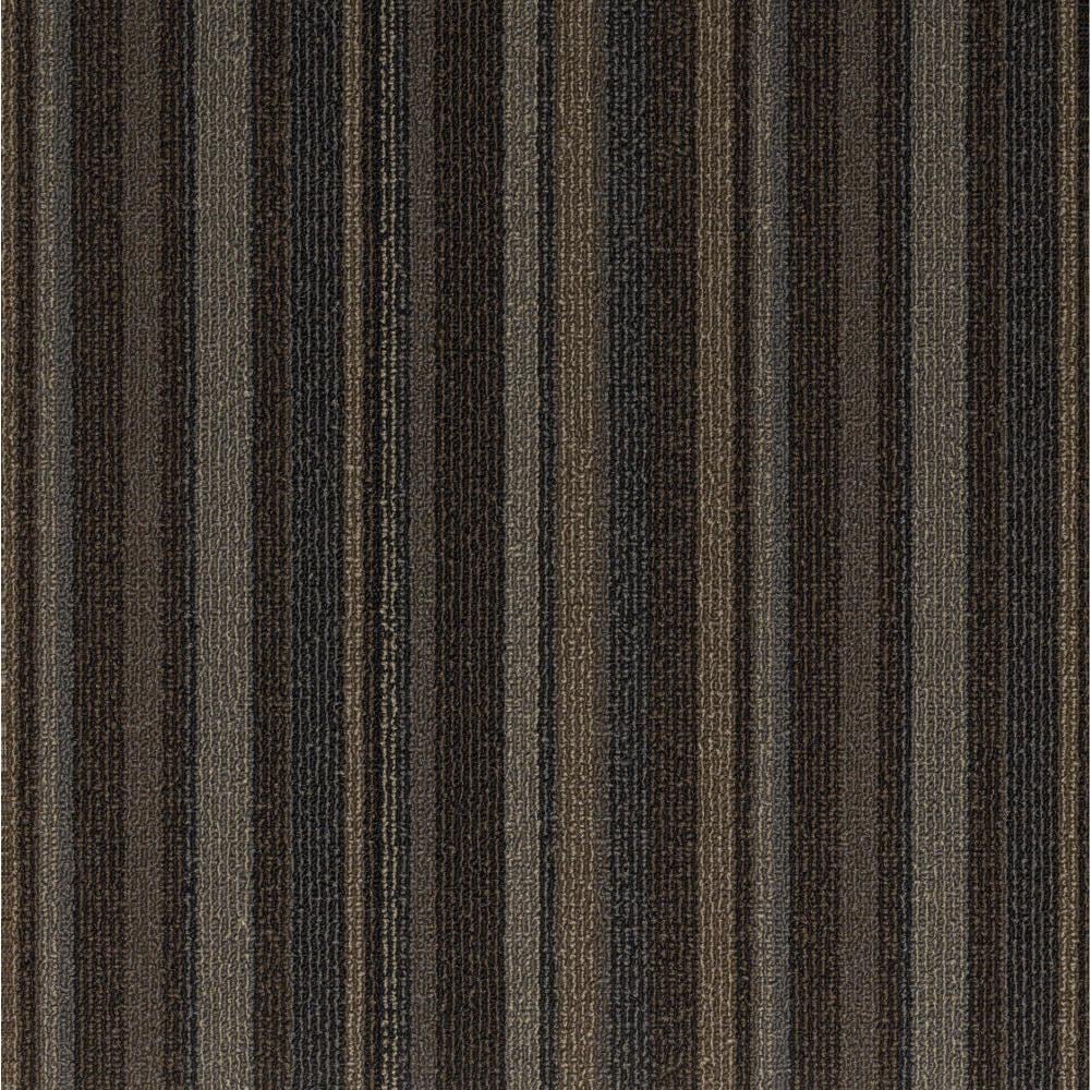 Mohawk LC32-889-96 Bistro 24-in x 24-in New Addition Brown Commercial Adhesive Indoor Carpet Tile ( 96-Sq. Feet )