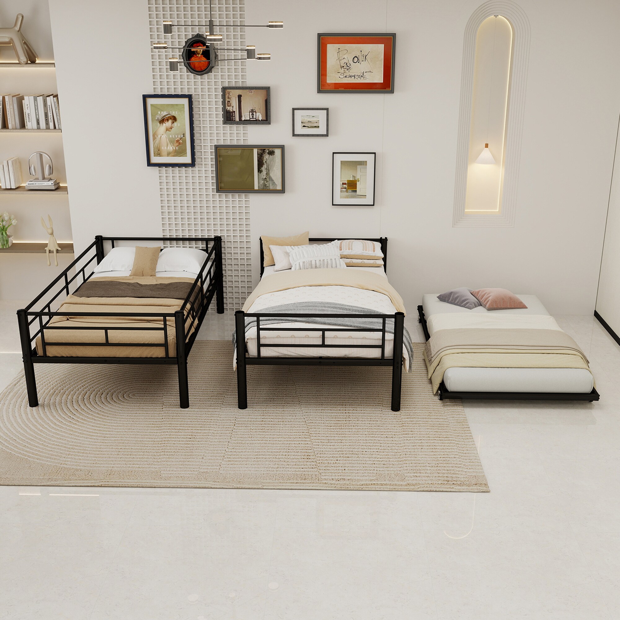 SINOFURN SYE140038BK Bunk-Beds - View #12