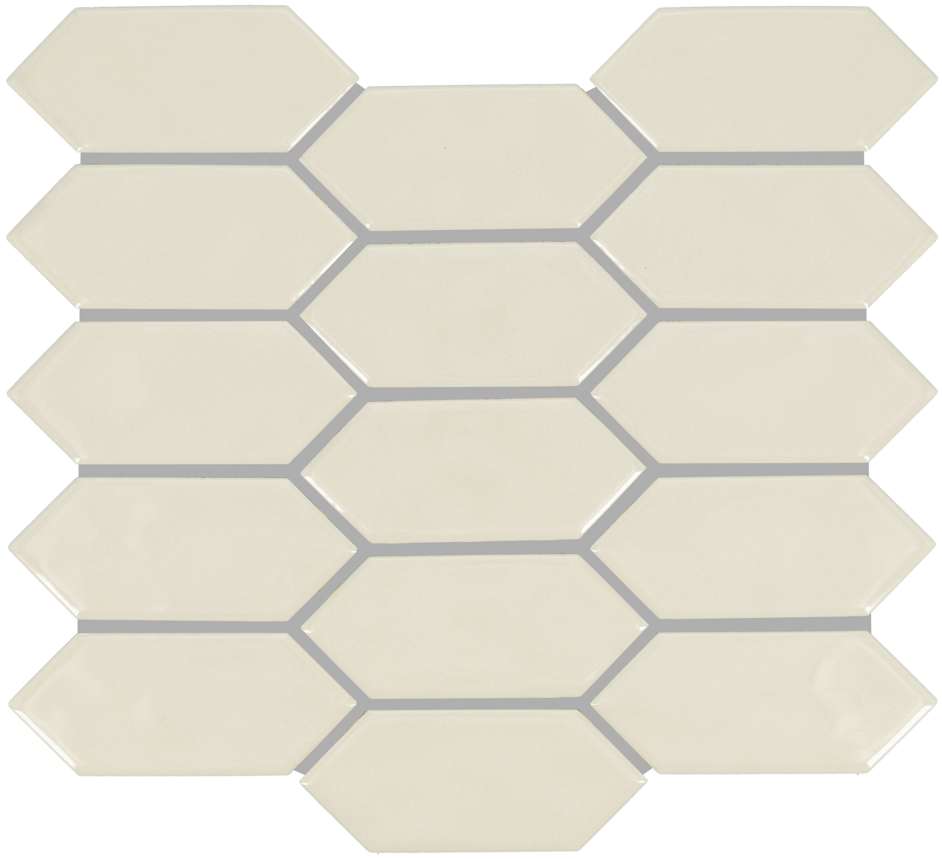Hillcrest Ridge Nordic Sand 11-in x 12-in Glossy Ceramic Hexagon Patterned Wall Tile (8.76-sq. ft/ Carton) | - American Olean AT2125PICKMS1P2