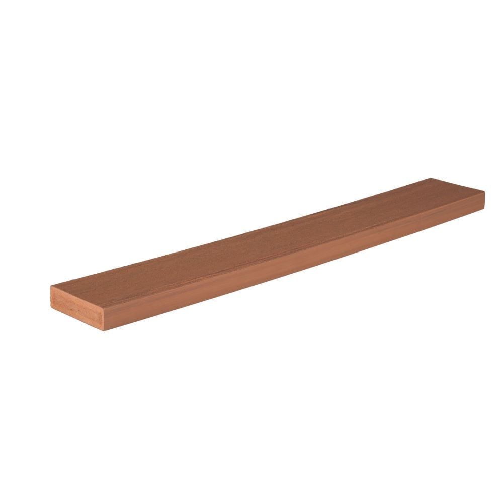 TimberTech ADB13520CY Vintage Narrow Width 1-in x 3-in x 20-ft Cypress Square PVC Deck board