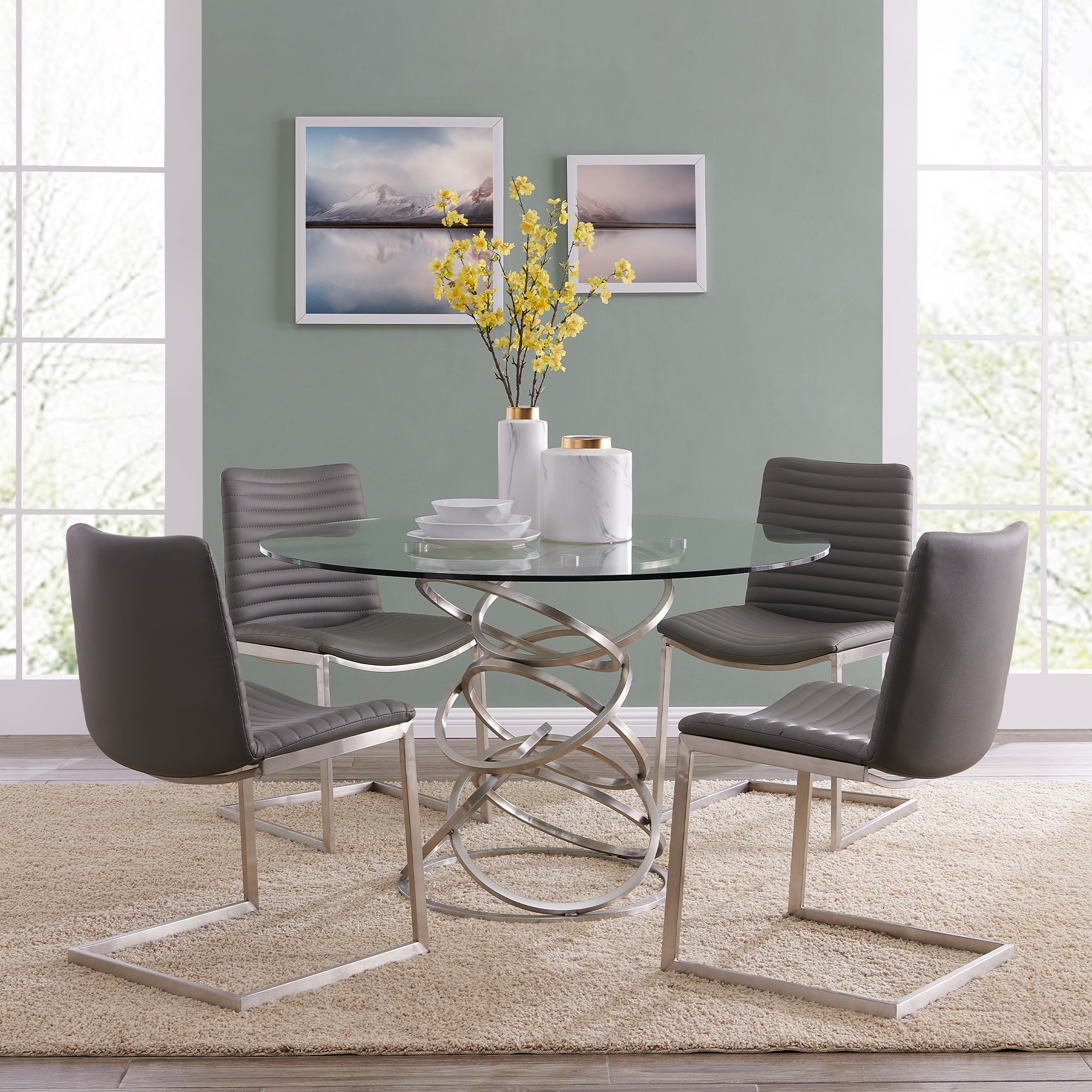 Armen Living LCWNDIBS Dining-Tables - View #7