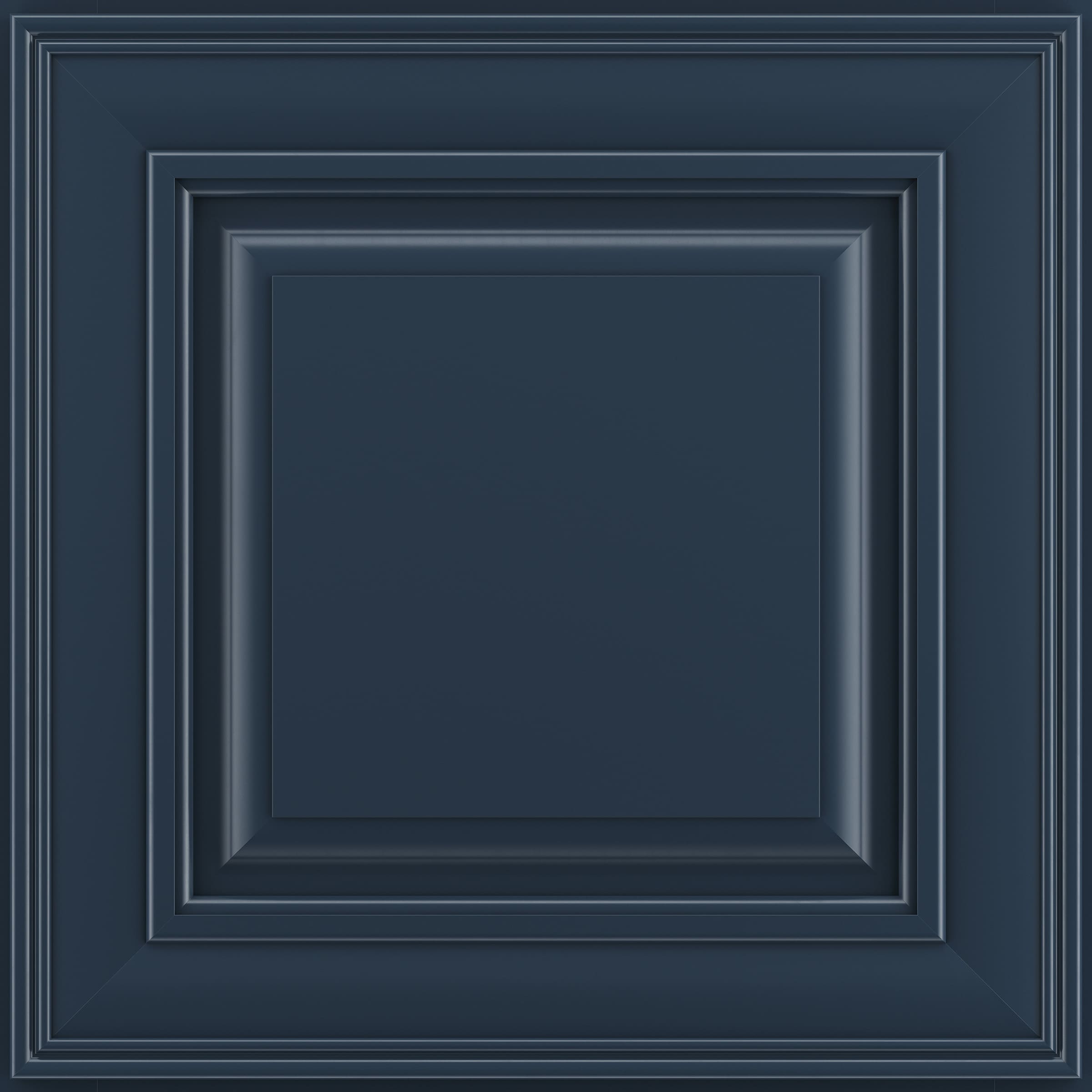 Shenandoah 97633 McKinley 14.562-Inches W x 14.5-Inches H Navy Painted Maple Kitchen Cabinet Sample (Door Sample)