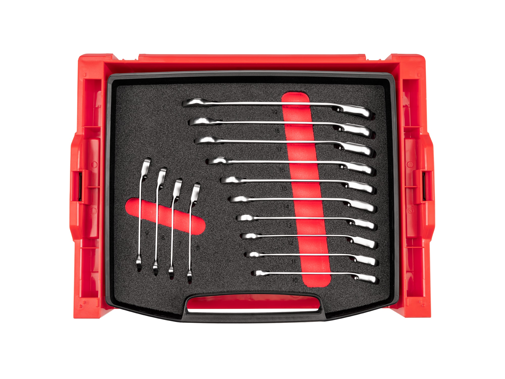 TEKTON OLB94204 14 -Piece Set Metric Ratchet Wrench