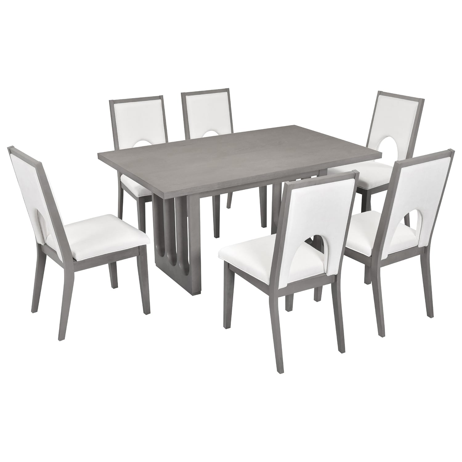 SINOFURN SYA010287GY Dining-Sets - View #4