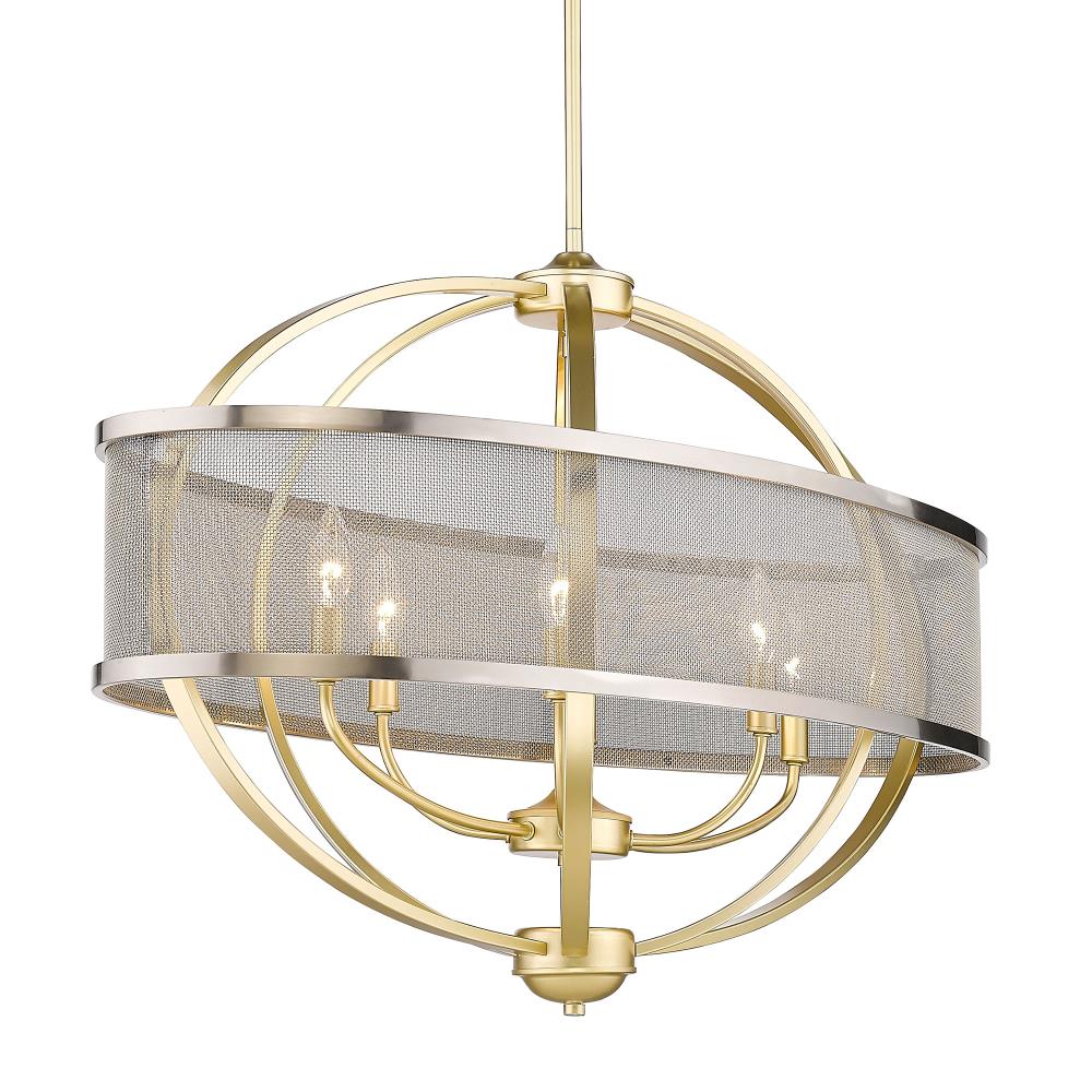 Golden Lighting 3167-LP OG-PW Pendant-Lights - View #3