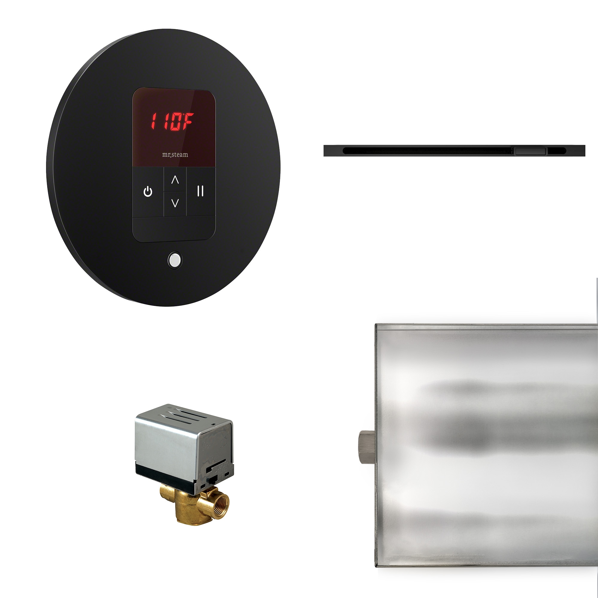 Mr. Steam BBUTLERLRMB 120-Watts Matte Black Steam generator control kit