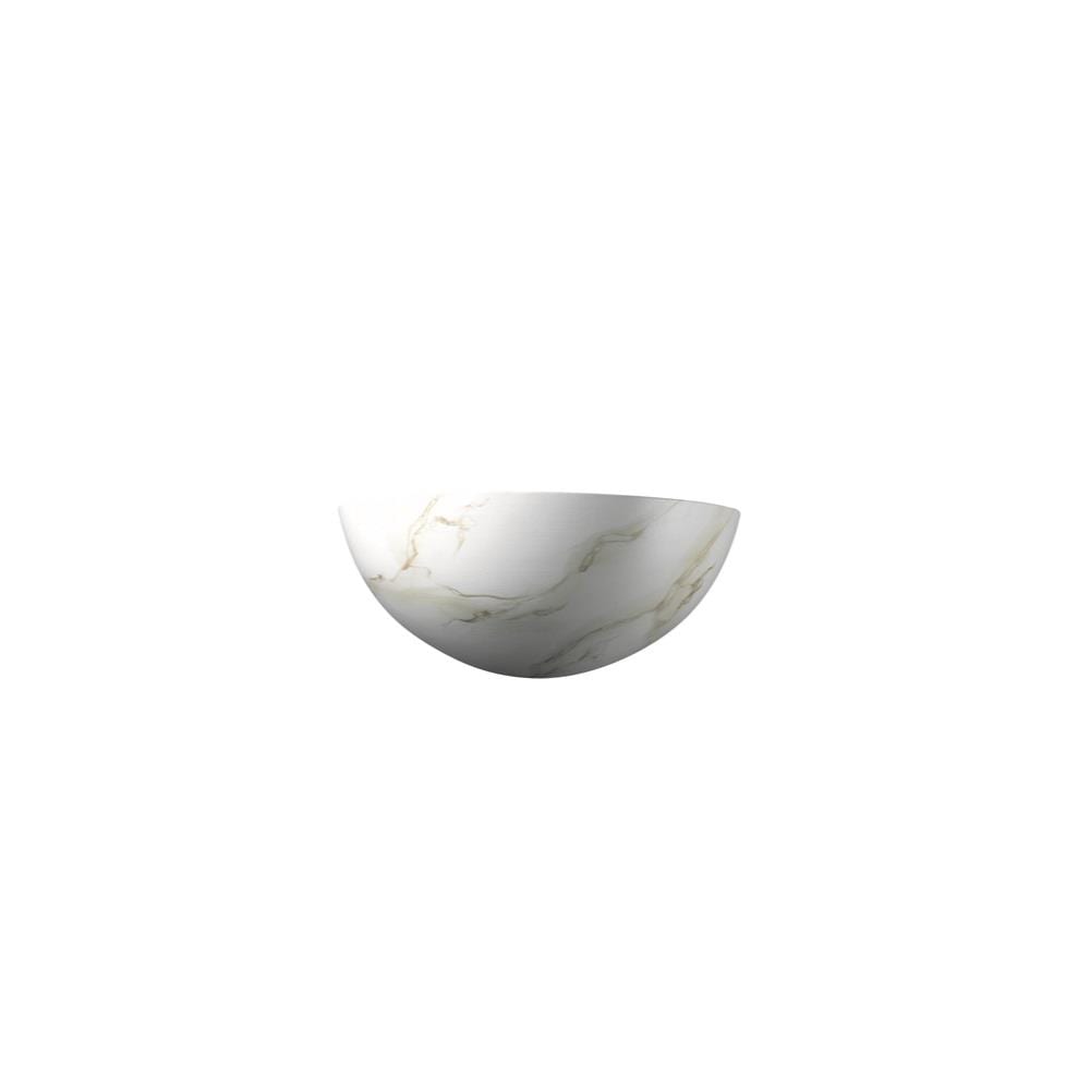 Justice Design Group CER-1300-STOC Ambiance 10.5-in W 1 -Light White Transitional Wall Sconce