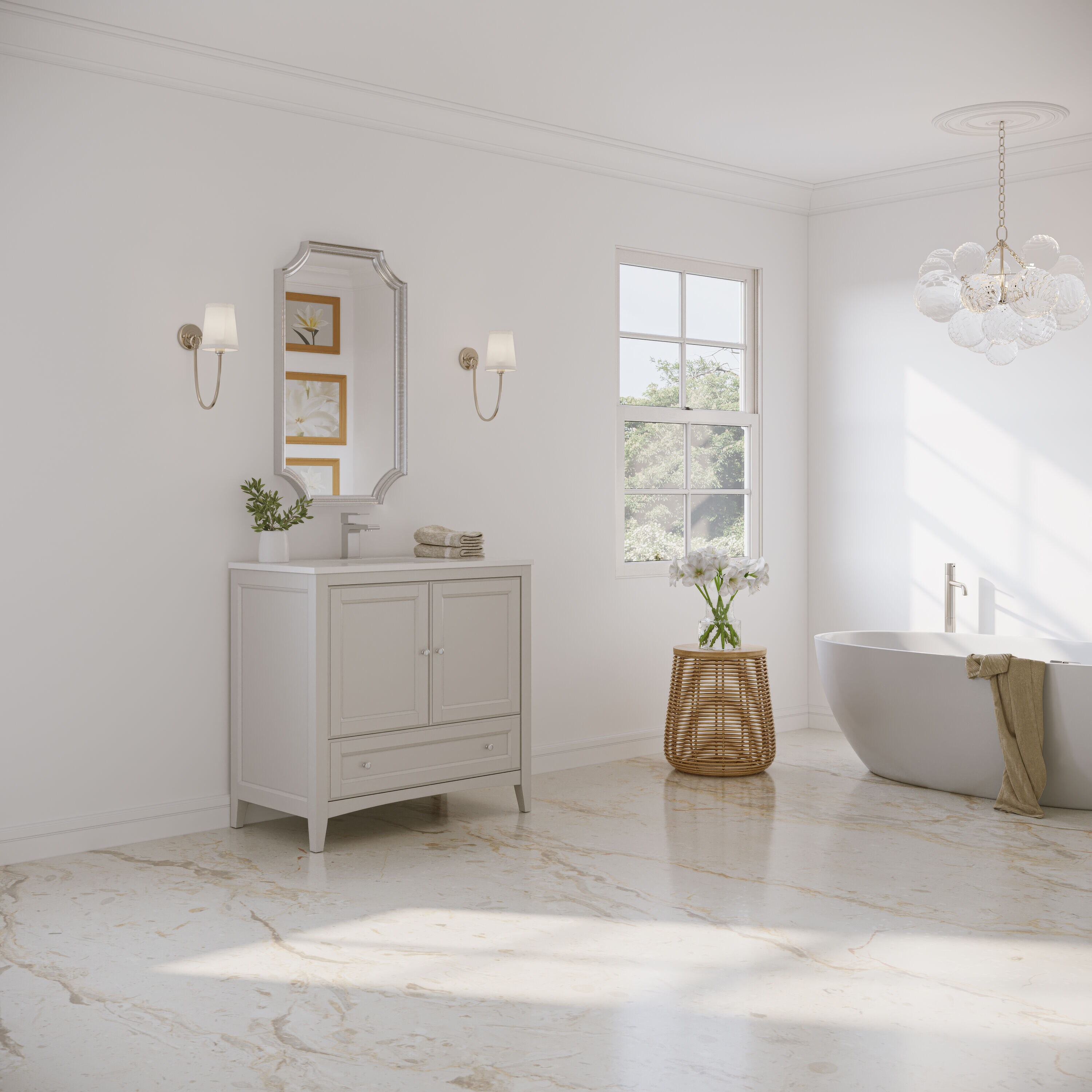 Fresca FCB2036AW-CWH-U Bath-Vanity-Combo - View #5
