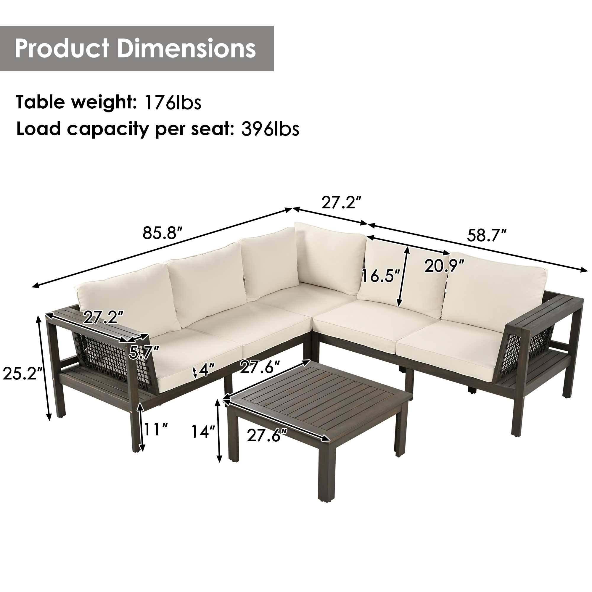 SINOFURN SYA330101BN Patio-Sofas-Daybeds - View #11