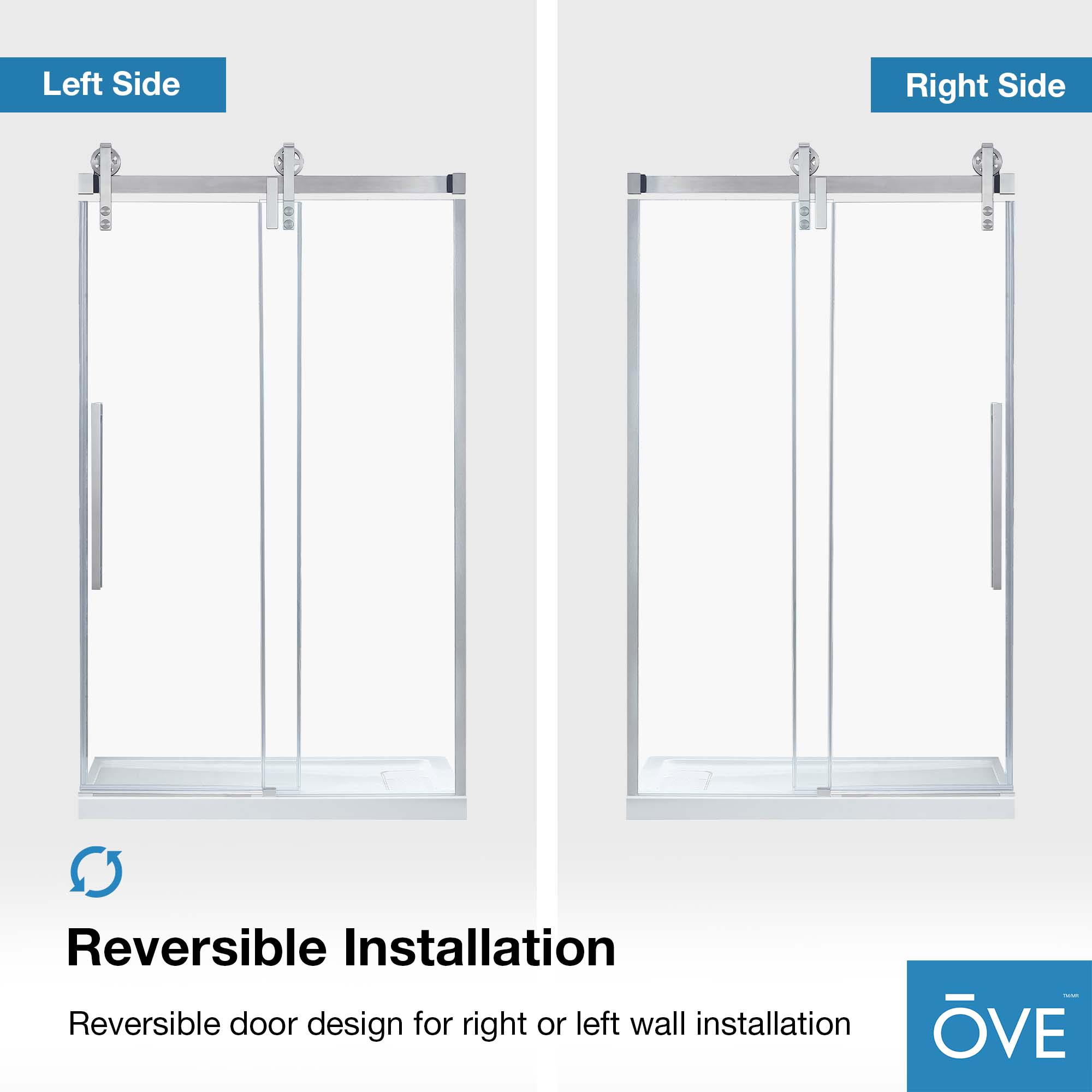 OVE Decors 15SKC-SEDO48-SAT Alcove-Shower-Kit - View #11