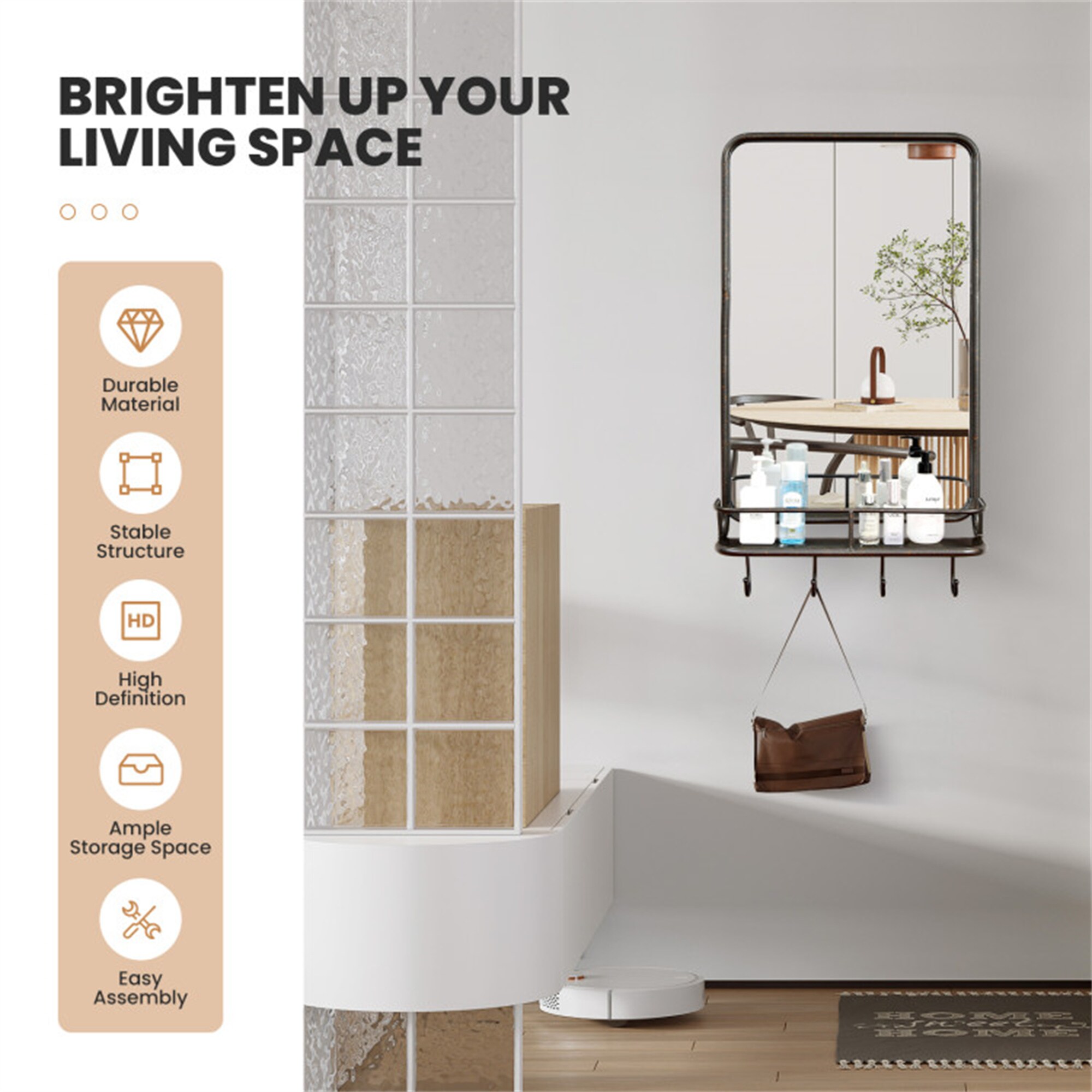 BABOOM BOM-JV10299-CO Framed-Bath-Mirrors - View #7