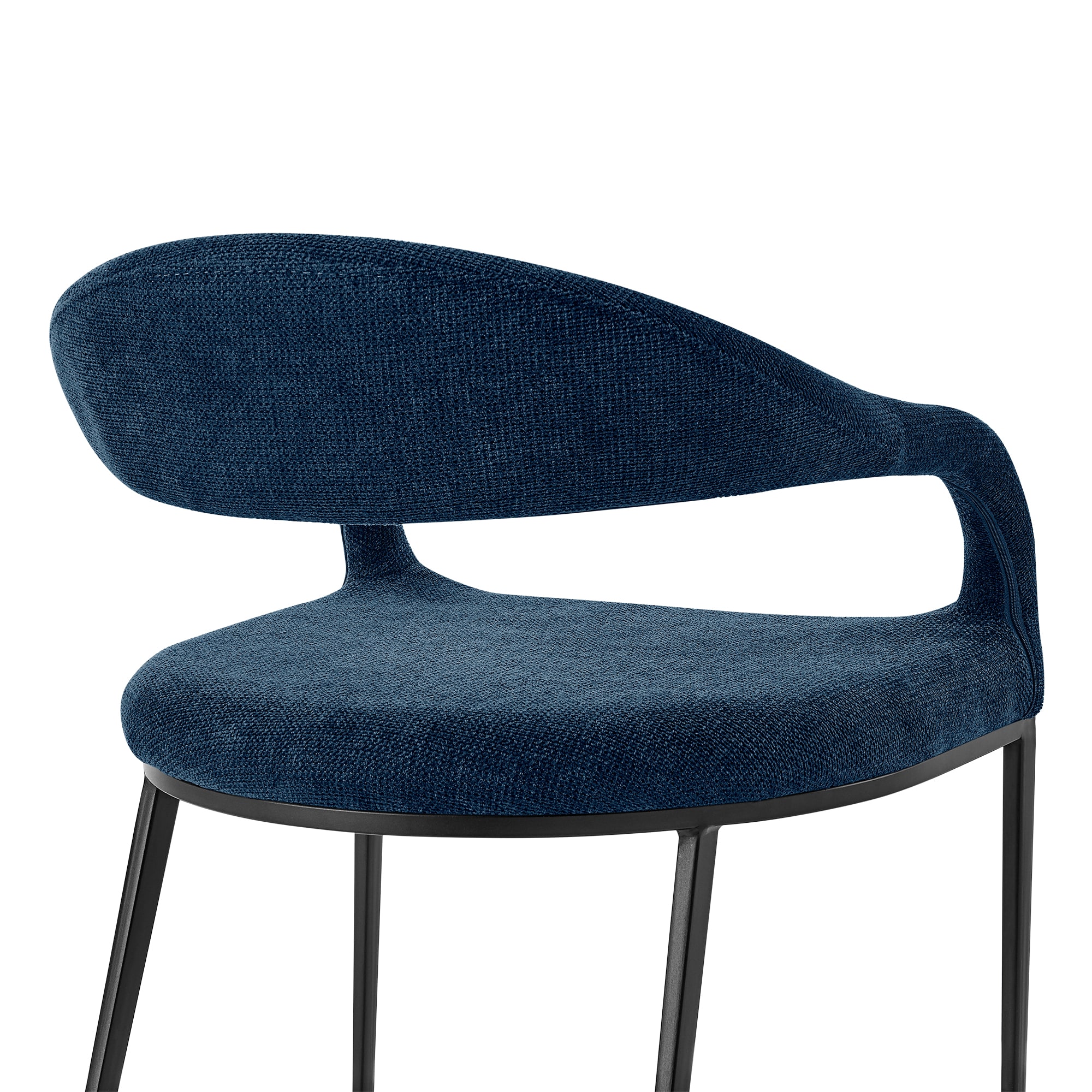 Armen Living LCMOSIBLKBLU Dining-Chairs - View #6
