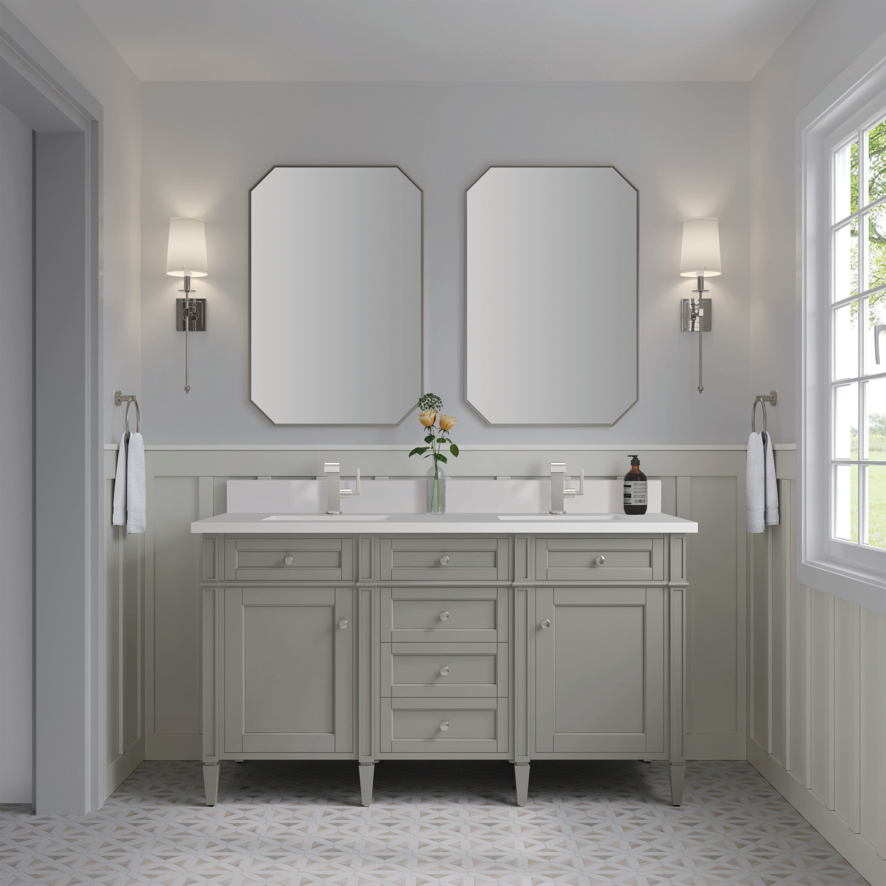 James Martin Vanities 650-V60D-UGR-1WZ Bath-Vanity-Combo - View #2