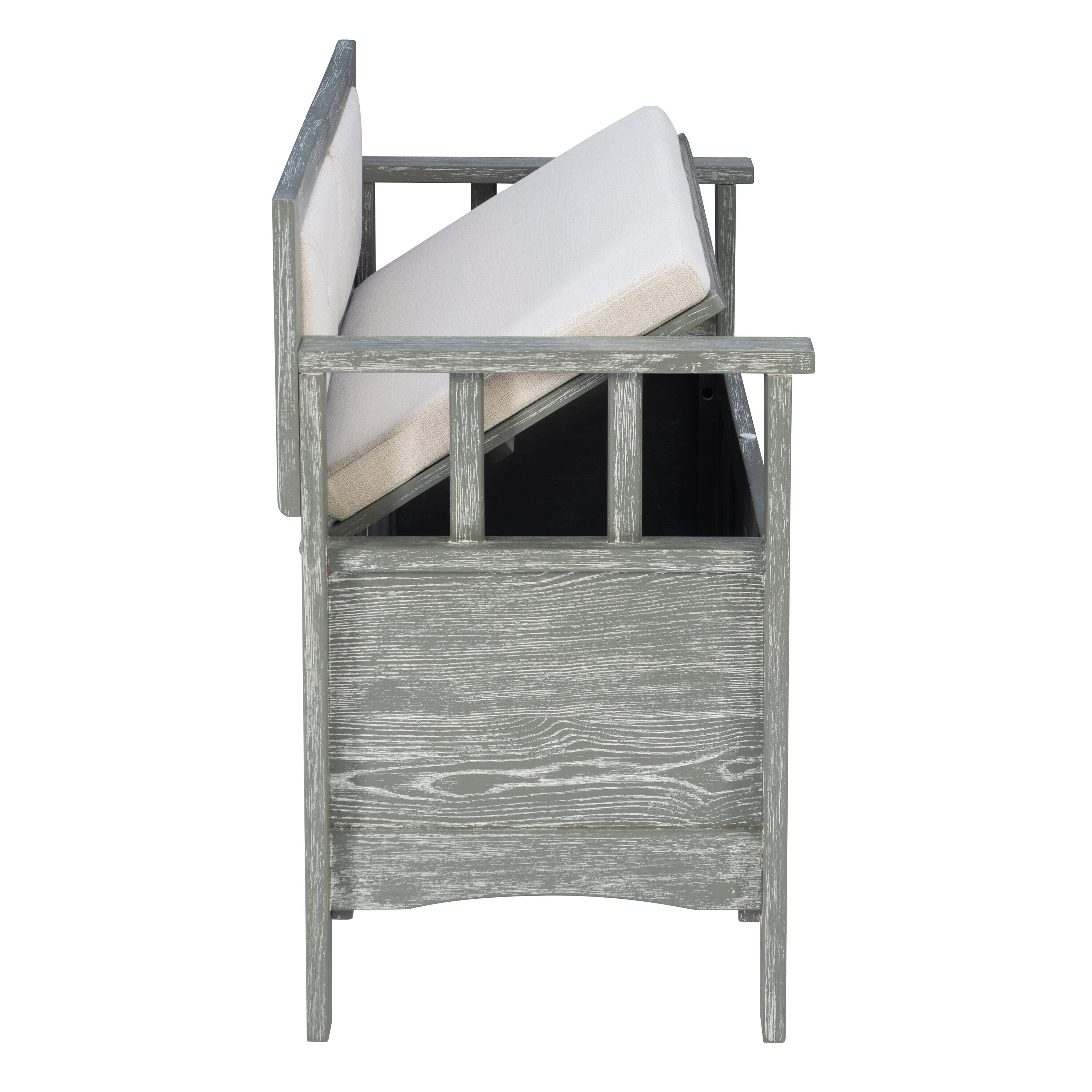 Linon LOWES2148 bench - View #7