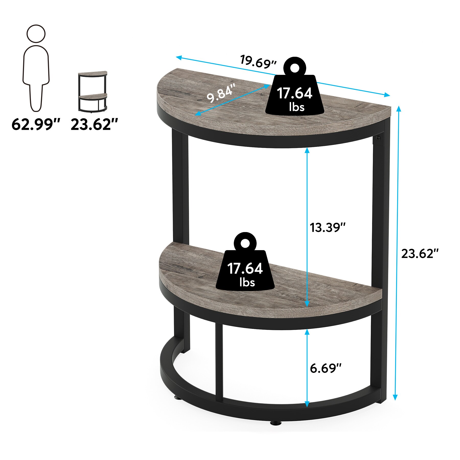 Fnova LWTJ-U0172 End-Tables - View #3