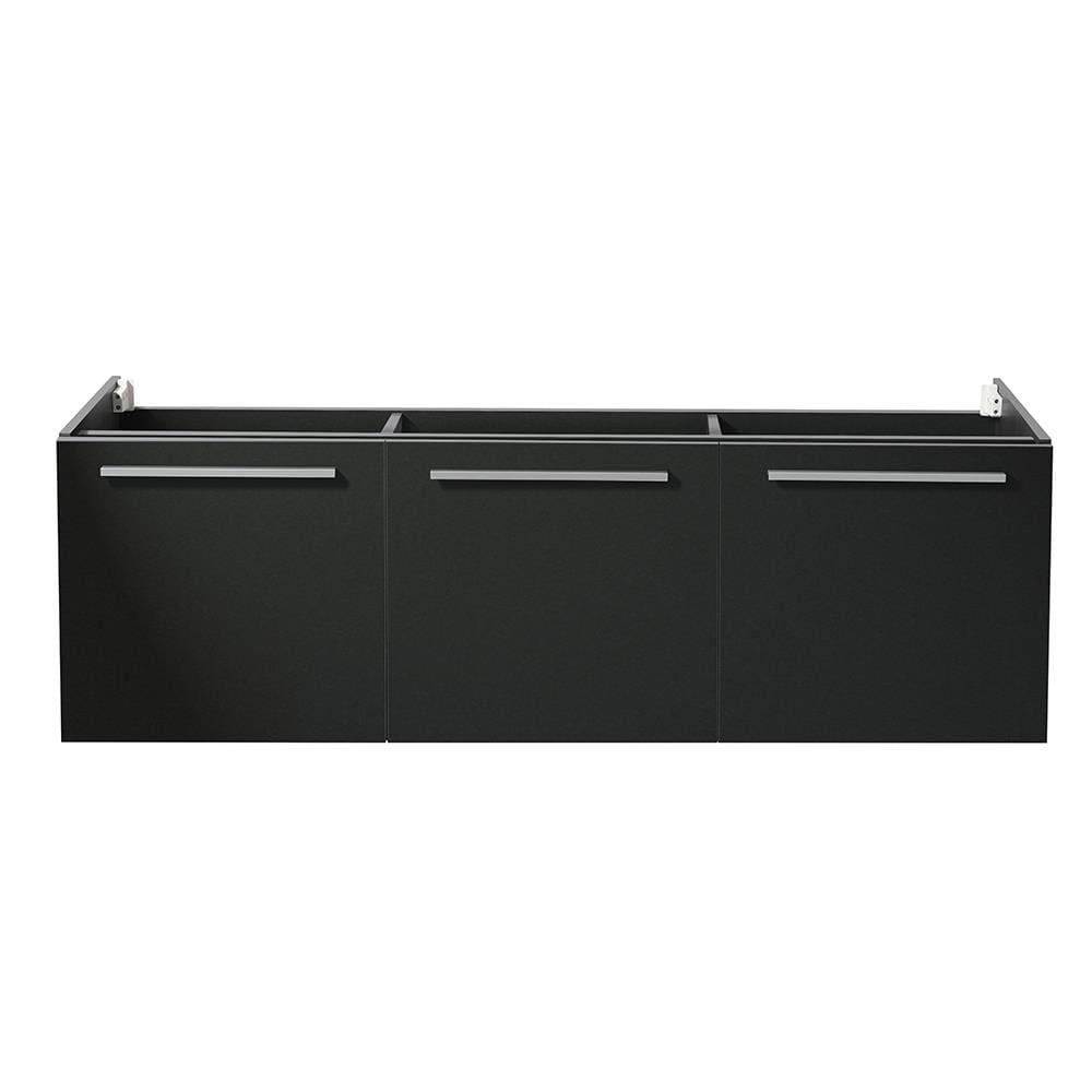 Fresca FCB8093BW Vista 60-in Black Floating