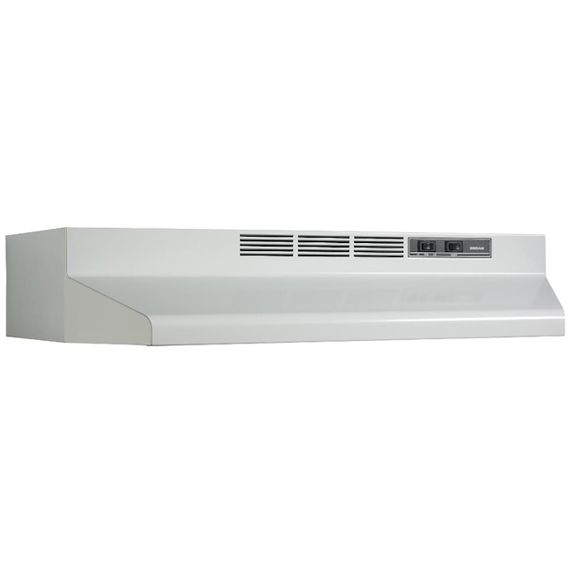Broan 24 In 190 Cfm Convertible White