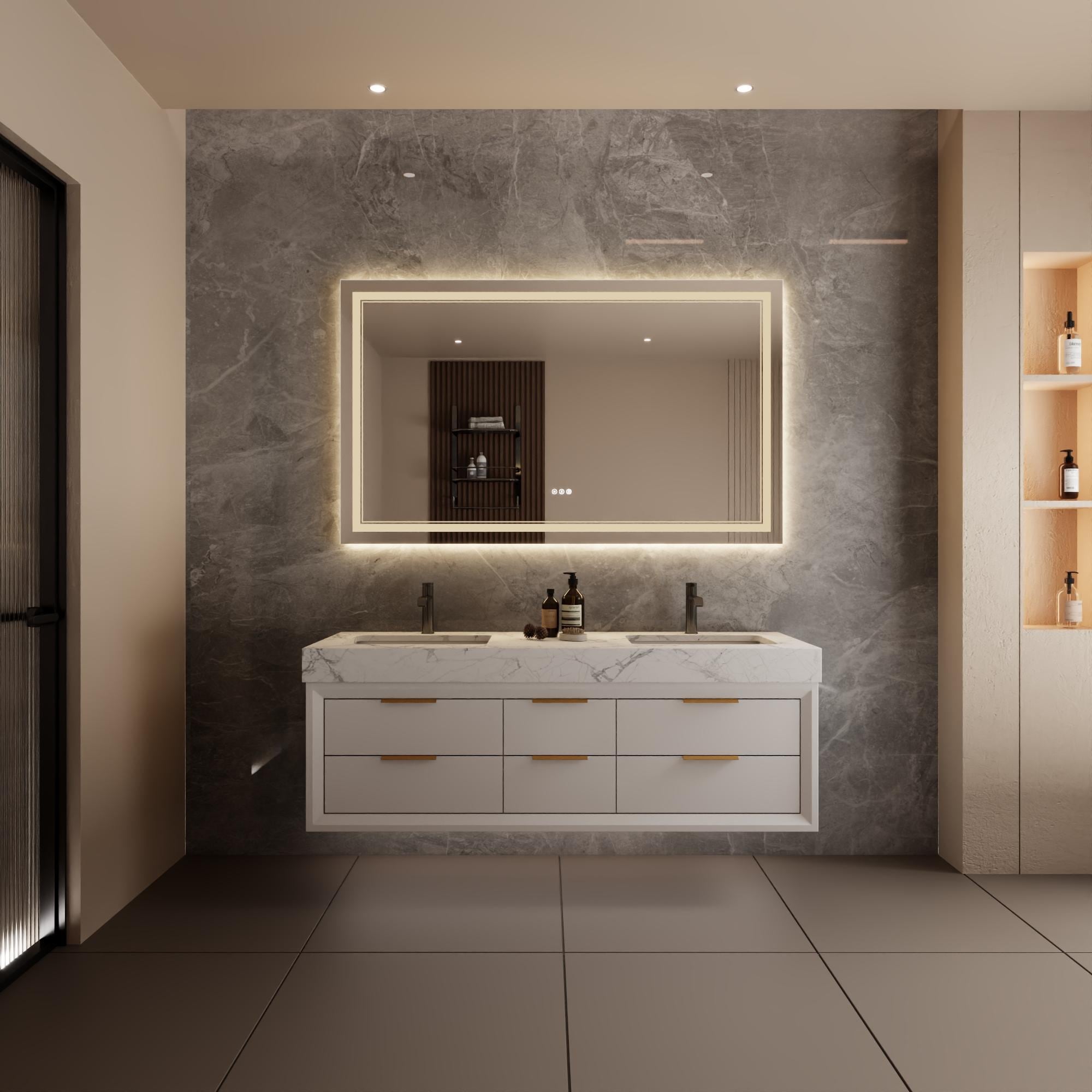 Bayfeve BFXB-14S3660-MIR Framed-Bath-Mirrors - View #2