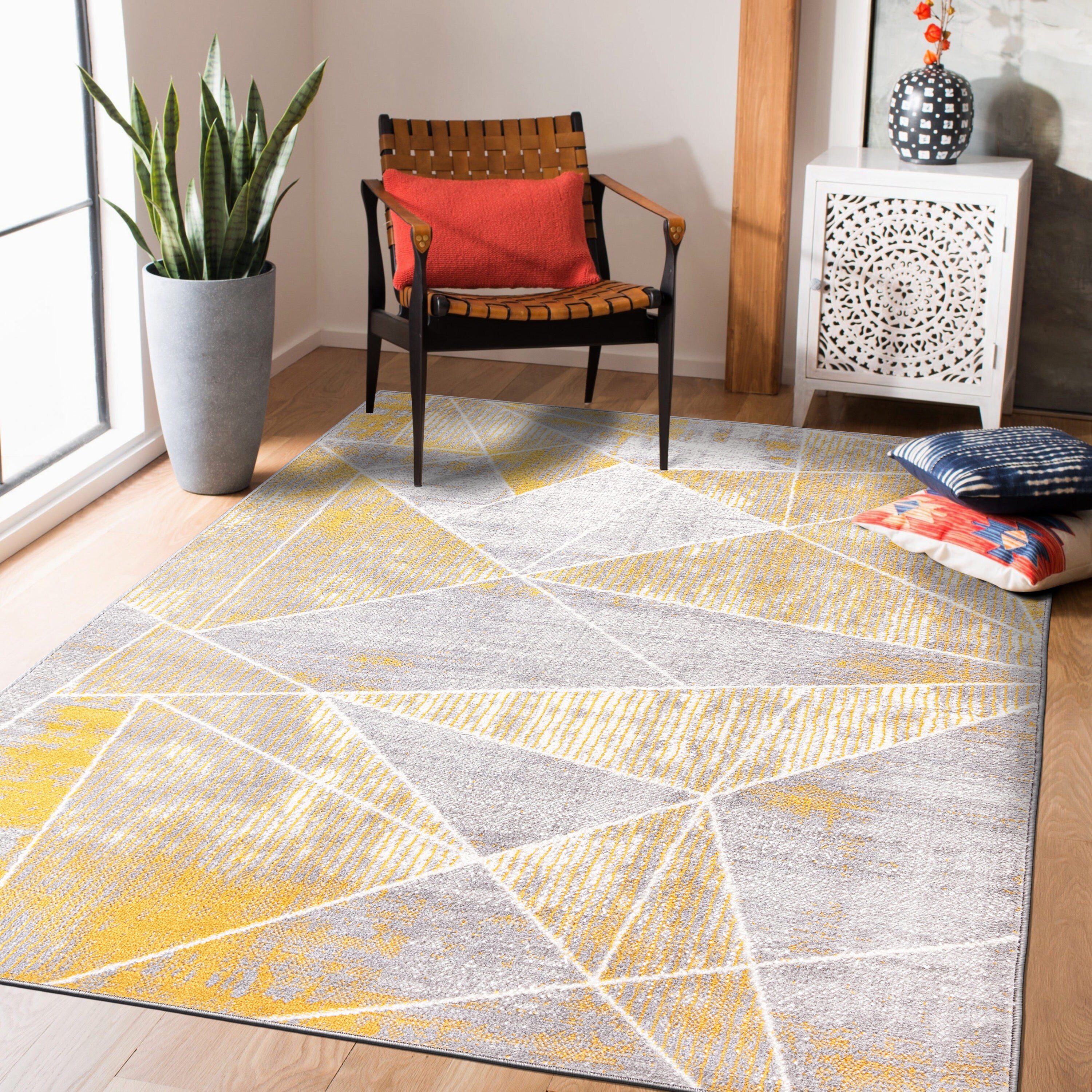 World Rug Gallery 2083YELLOW8X10 rugs - View #4